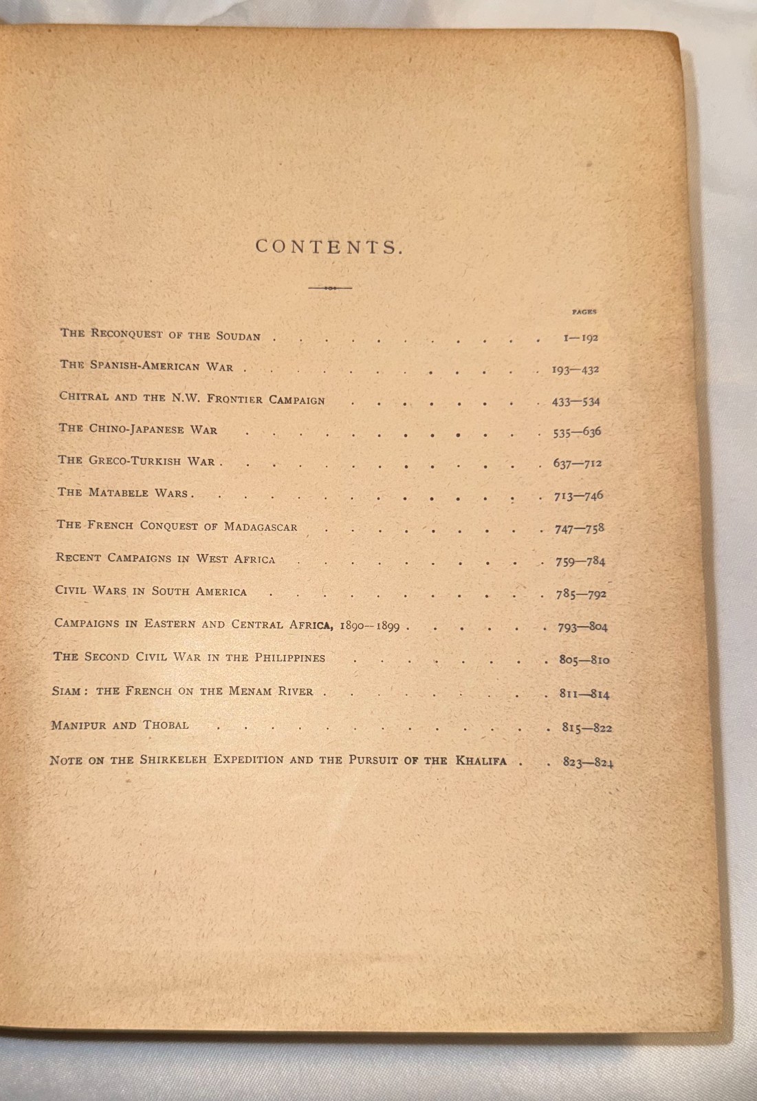 The Wars of the ‘Nineties: A History of the Warfare in the 19th C.