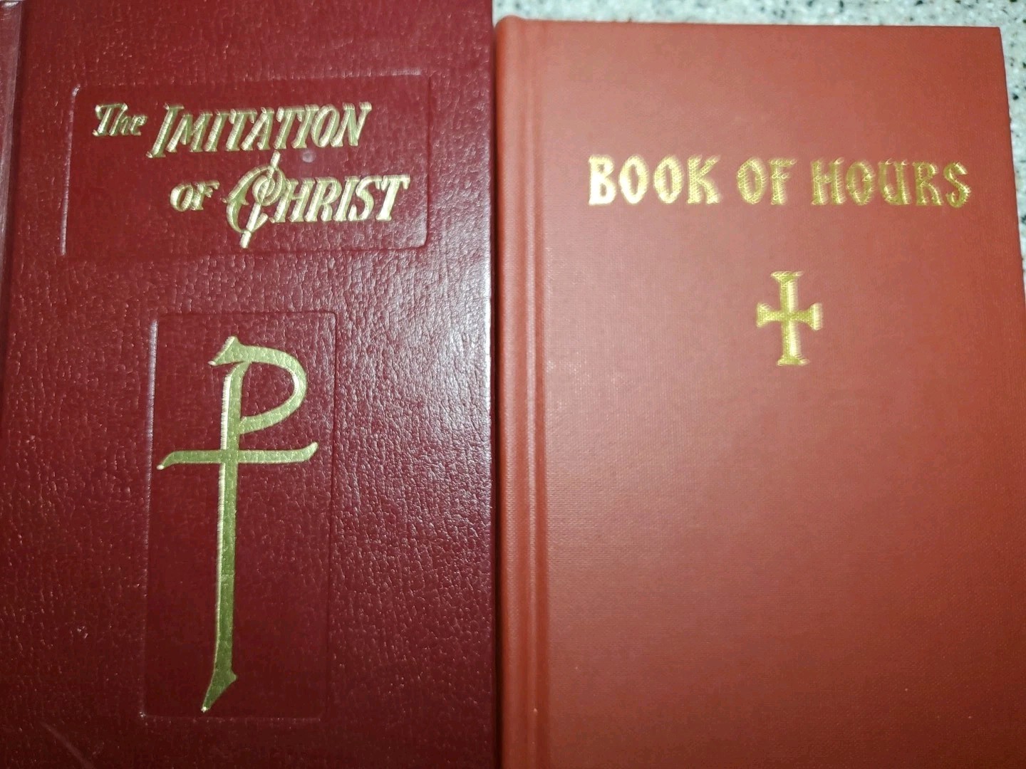 Pocket Book of Hours, Cloth Bound. HC And Immitation of Christ By Kempis