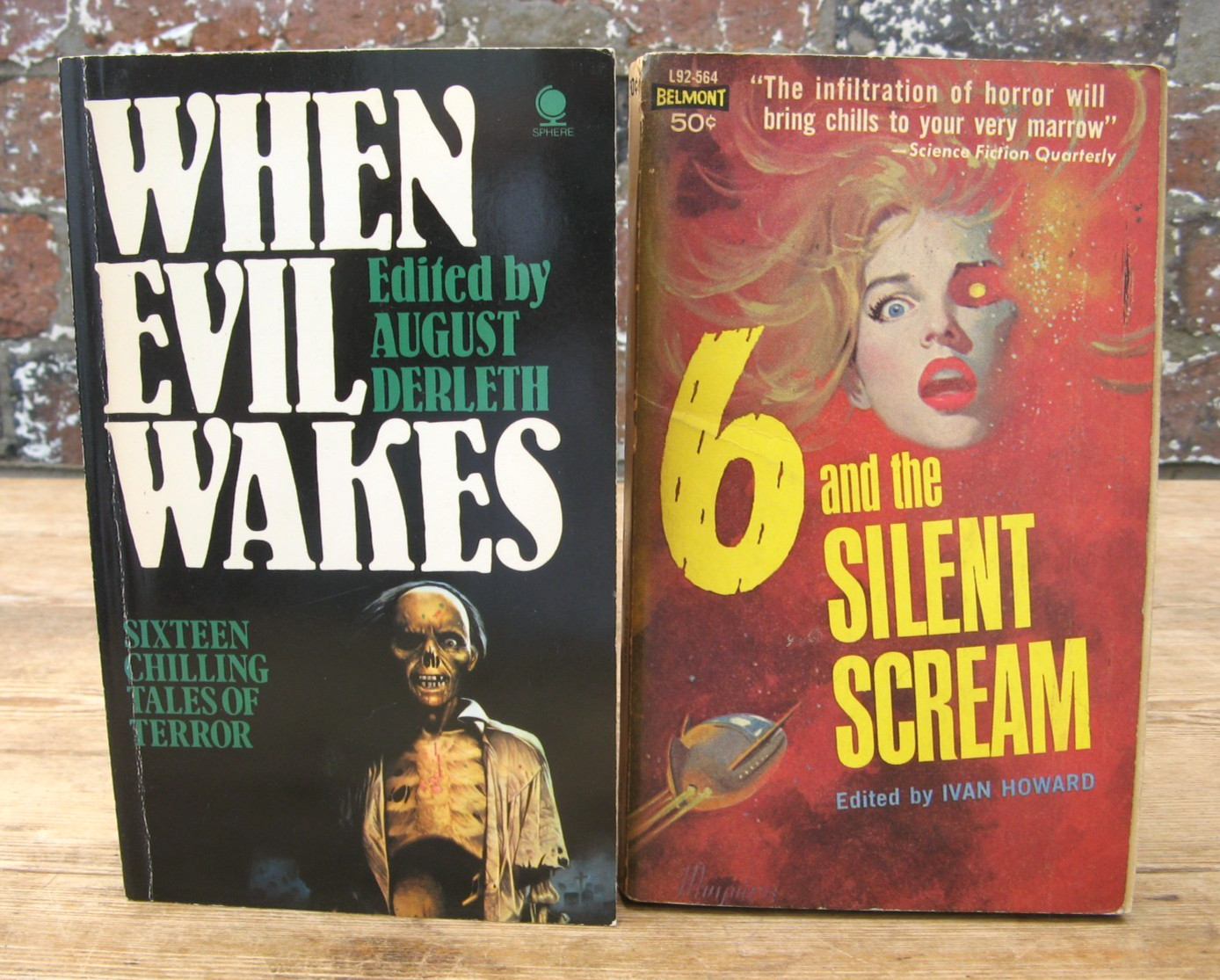 1963 6 and the Silent / 1977 When Evil Wakes- Horror Sci Fi philip k dick