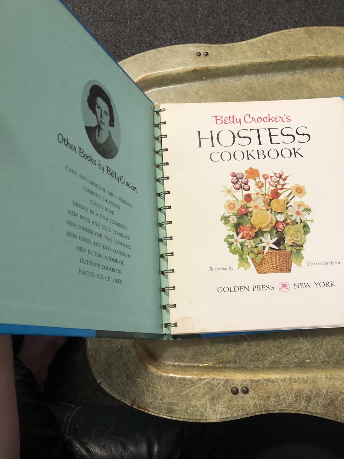 Betty Crocker Hostess Cookbook 1967 1st Ed/2nd Print Spiral Bound