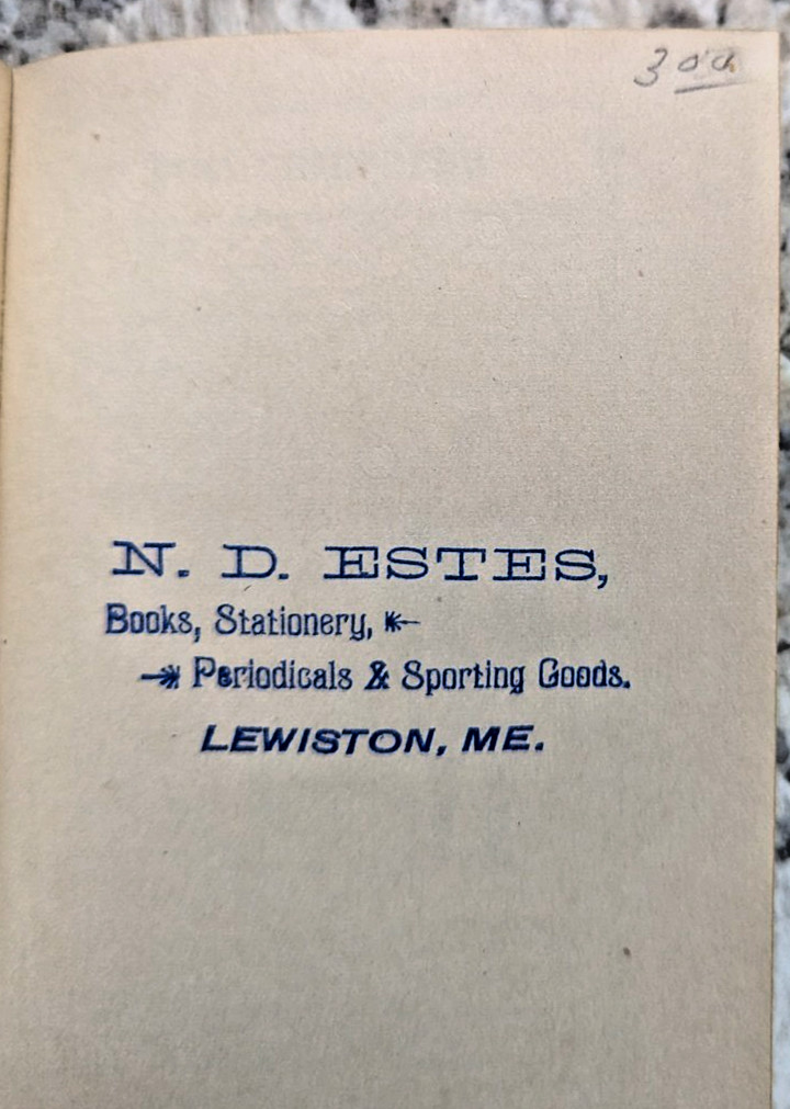 Antique Book PLINY’S LETTERS BOOKS VI To X By Hinds, Noble & Eldredge, 1900 VG+!