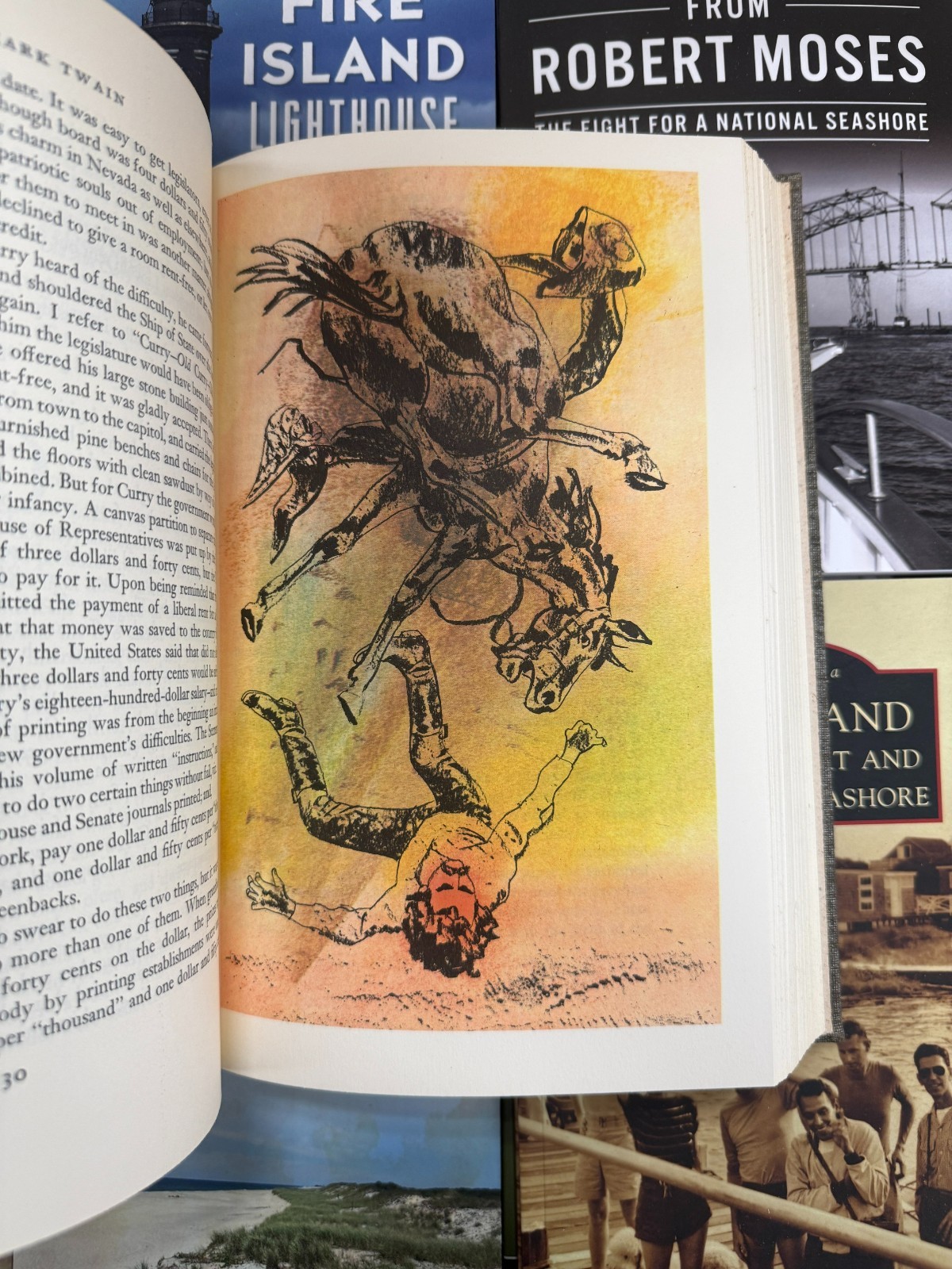 Roughing It, Mark Twain, Illustrated by Noel Sickles, Heritage, 1972, Slip Case