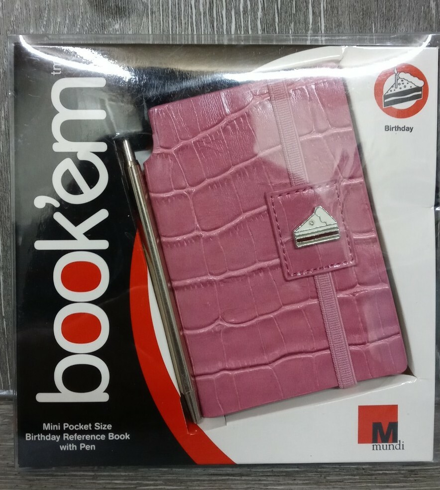 Mundi Book’em Birthday Reference Book Never Forget Birthdays Again