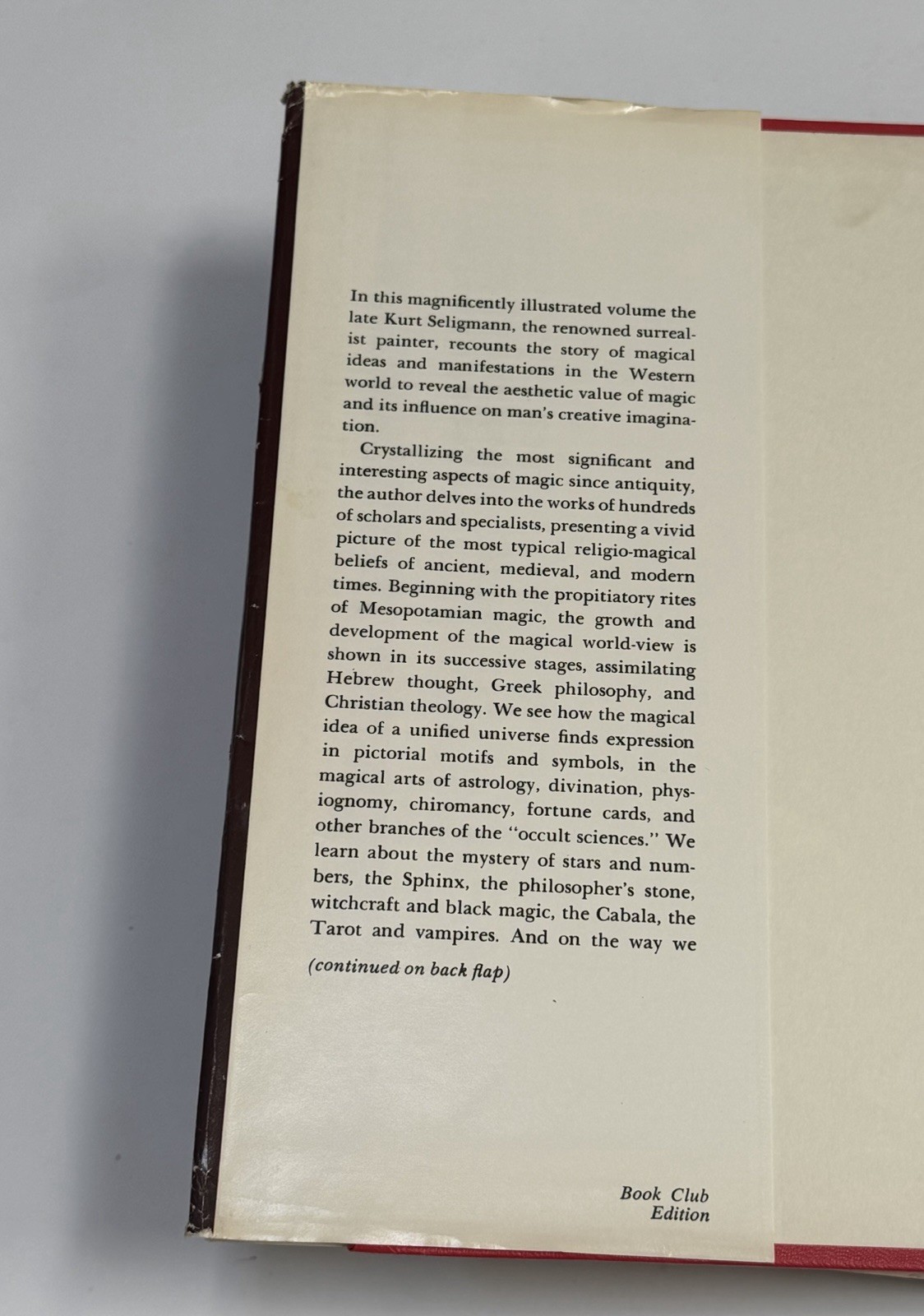VTG OCCULT BOOK history of magic supernaturalism alchemy the devil witchcraft