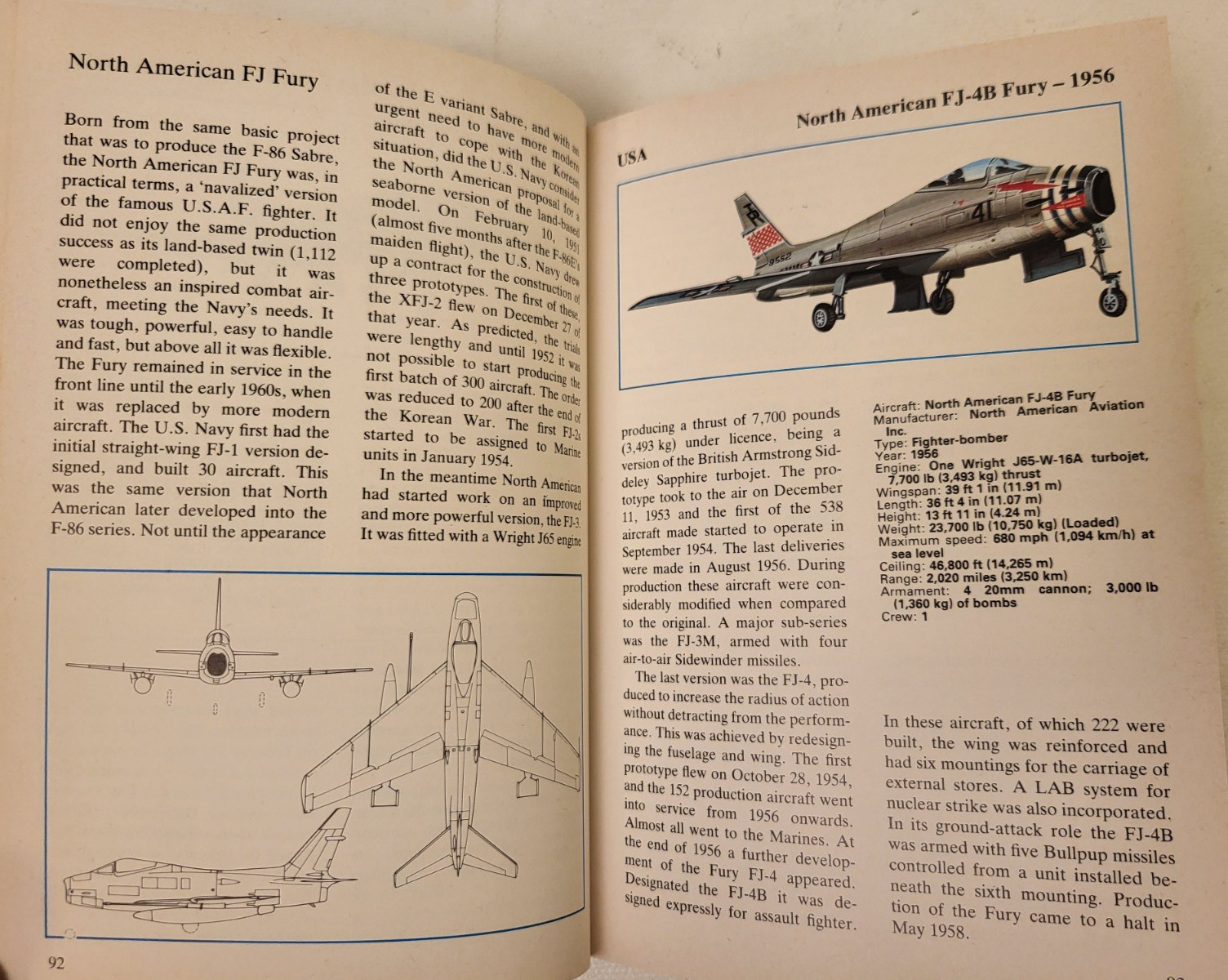 4 US & World Military Combat Fighter Airplane Aircraft HCDJ Illus. History Books