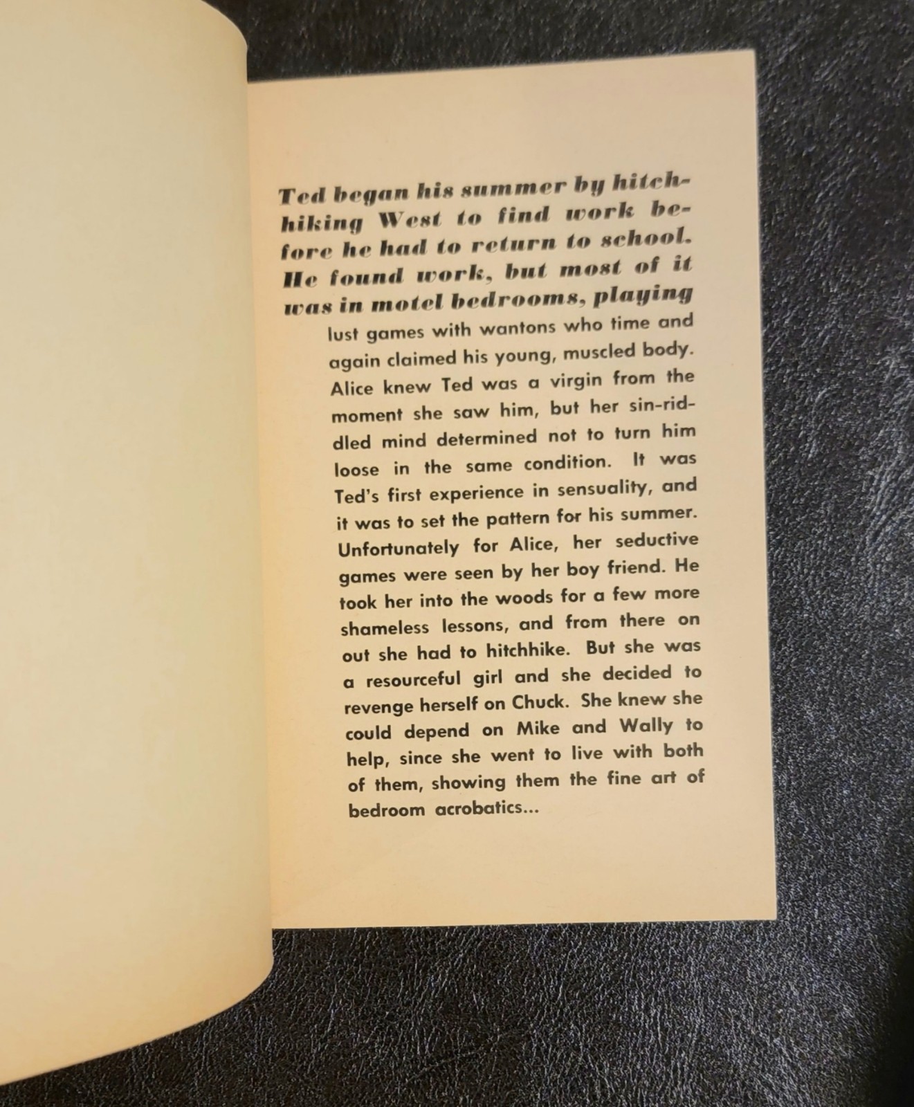 Sinners Protege John Dexter Leisure Book LB 1127 1966 Bonfils RARE HIGH GRADE