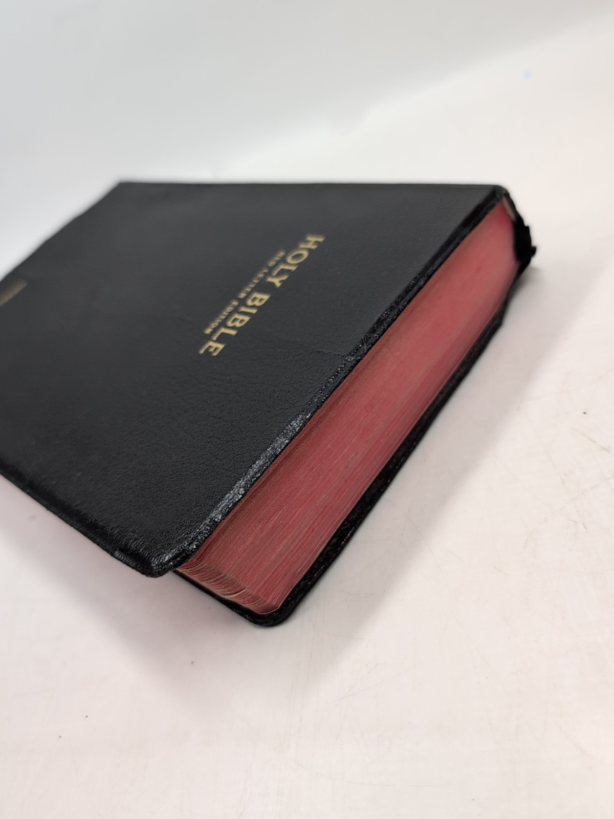 Vintage Holy Bible KJV Red Letter References World Publishing Black Cover 1960s