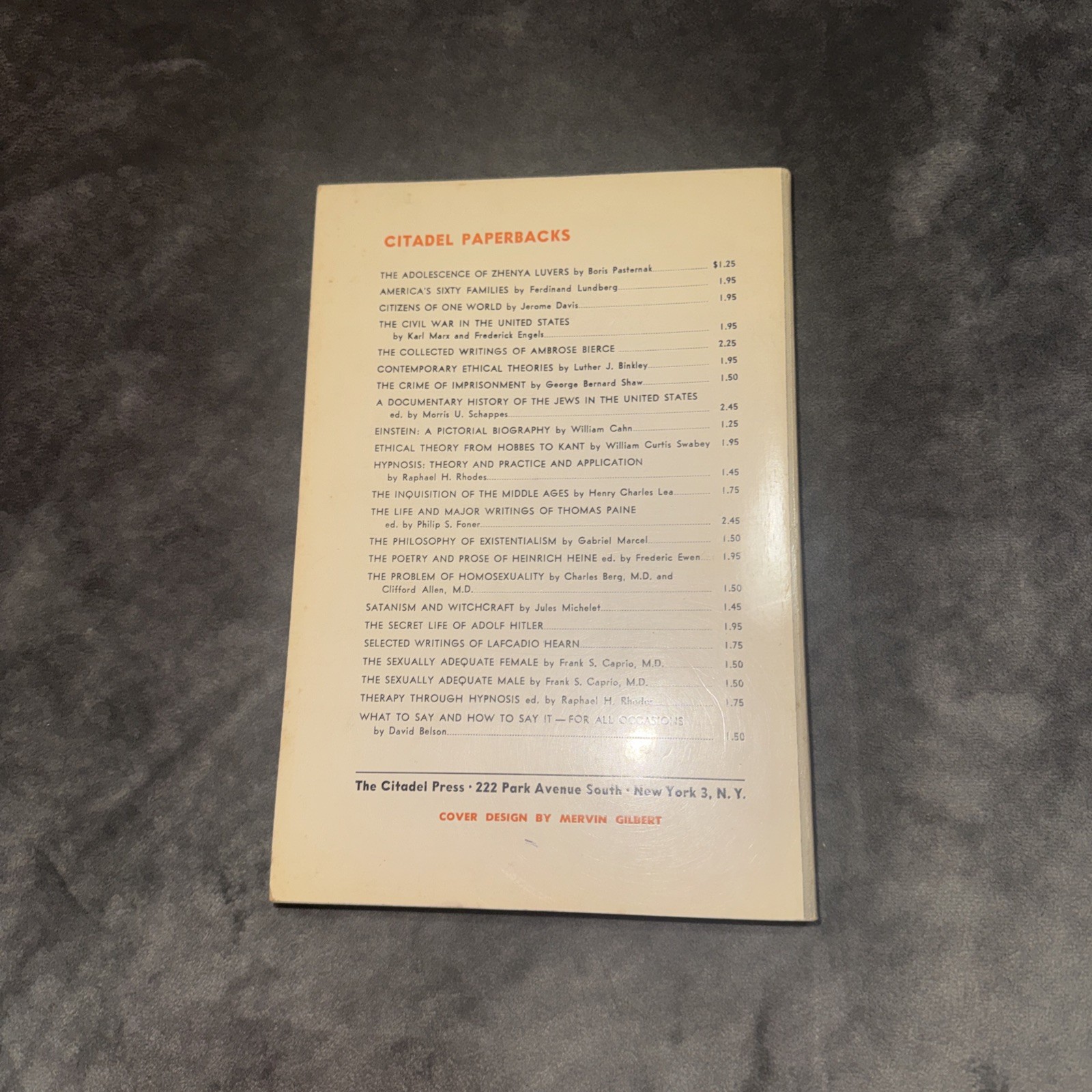 Jean-Paul Sartre The Psychology of Imagination 1961 Citadel Press Paperback