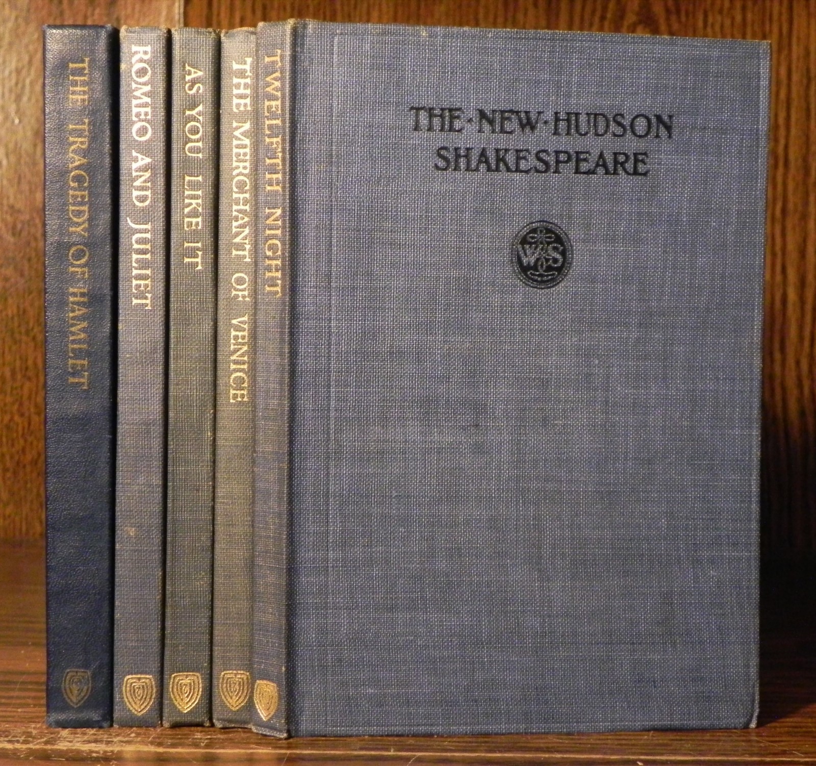 The New Hudson Shakespeare Set of 5 – Romeo & Juliet + – 1900s-10s Vintage Books