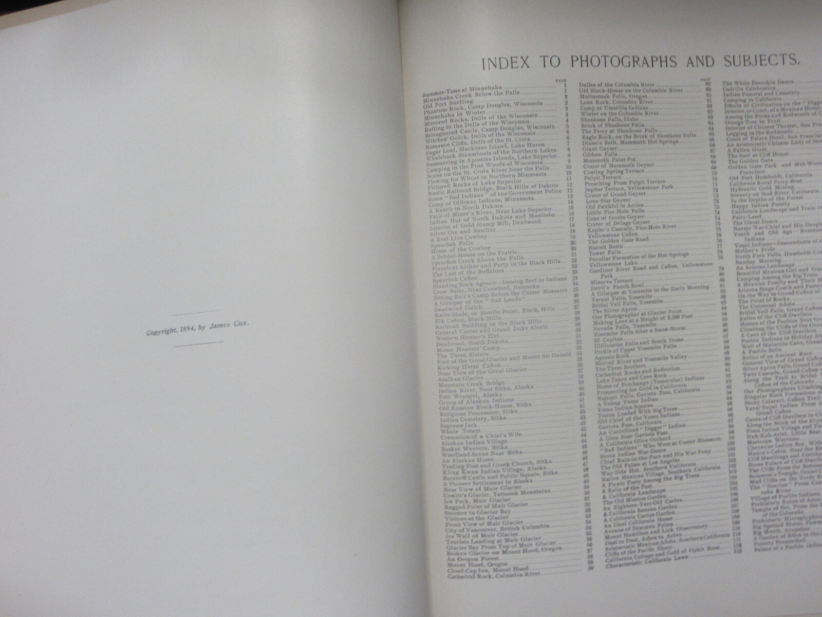 1894 A Complete Picturesque America 320pp NATIVE AMERICAN PHOTOS THE UPPER MISS
