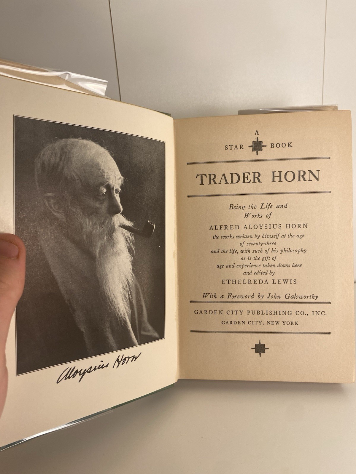 1st Ed Trader Horn Life & Works of Alfred Aloysius Horn Ethelreda Lewis 1927