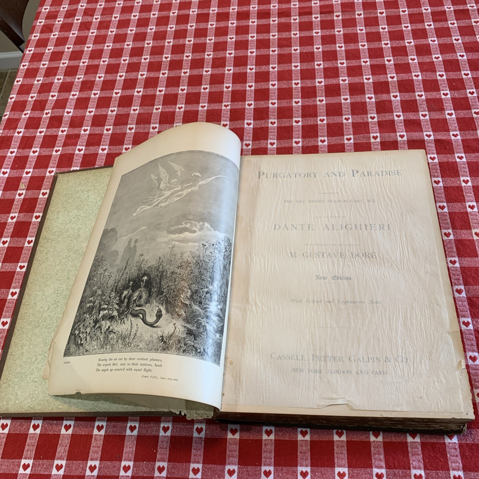The Divine Comedy Dante Illustrated By Gustavo Dore Cassell & Co 1880’s Limited