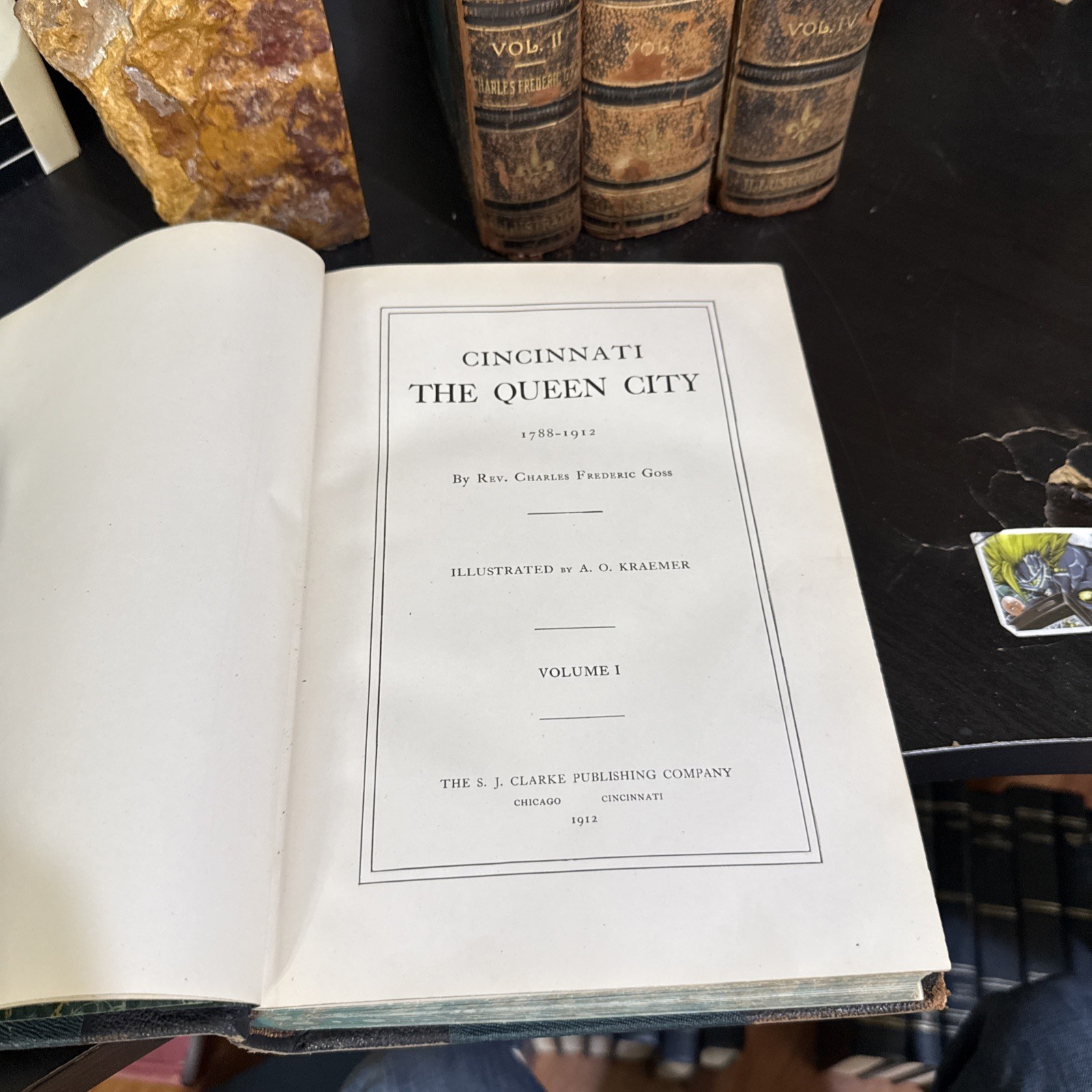 CINCINNATI The Queen City Charles Goss 4 Volume Set S.J. Clarke 1912