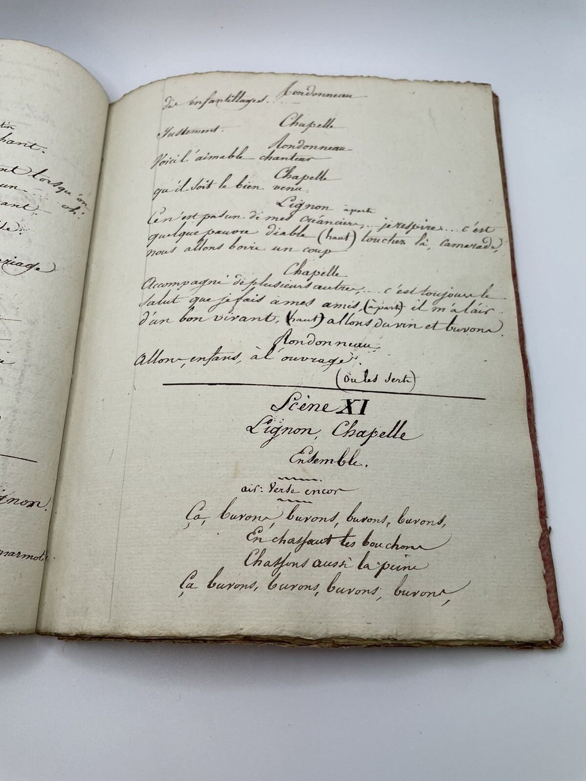 1821 Opera Libretto Chapelle Pavre Diable ou la Poete au Cabaret By E. Luillier