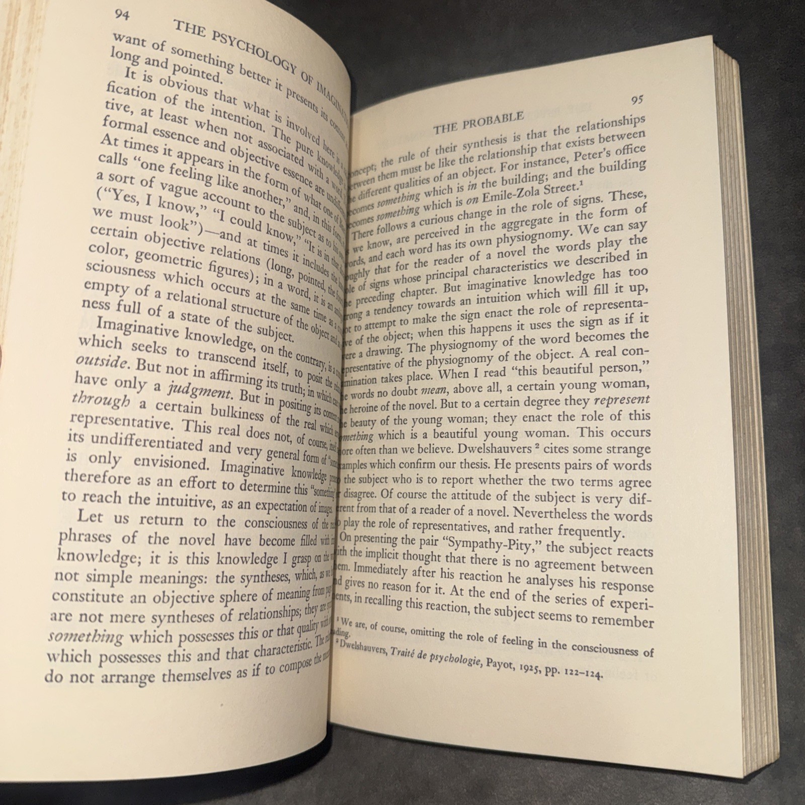 Jean-Paul Sartre The Psychology of Imagination 1961 Citadel Press Paperback