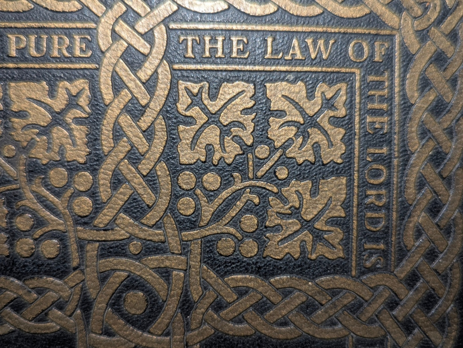 Vintage KJV Holy Bible 1950 King James Golden Book Edition 1950 Embossed Leather