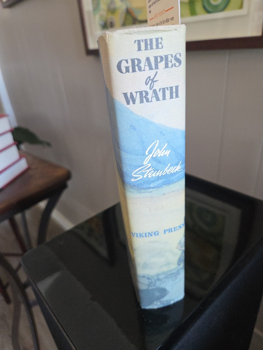 THE GRAPES of WRATH – John Steinbeck – 1st Edition Facsimile, Viking Press, 1967