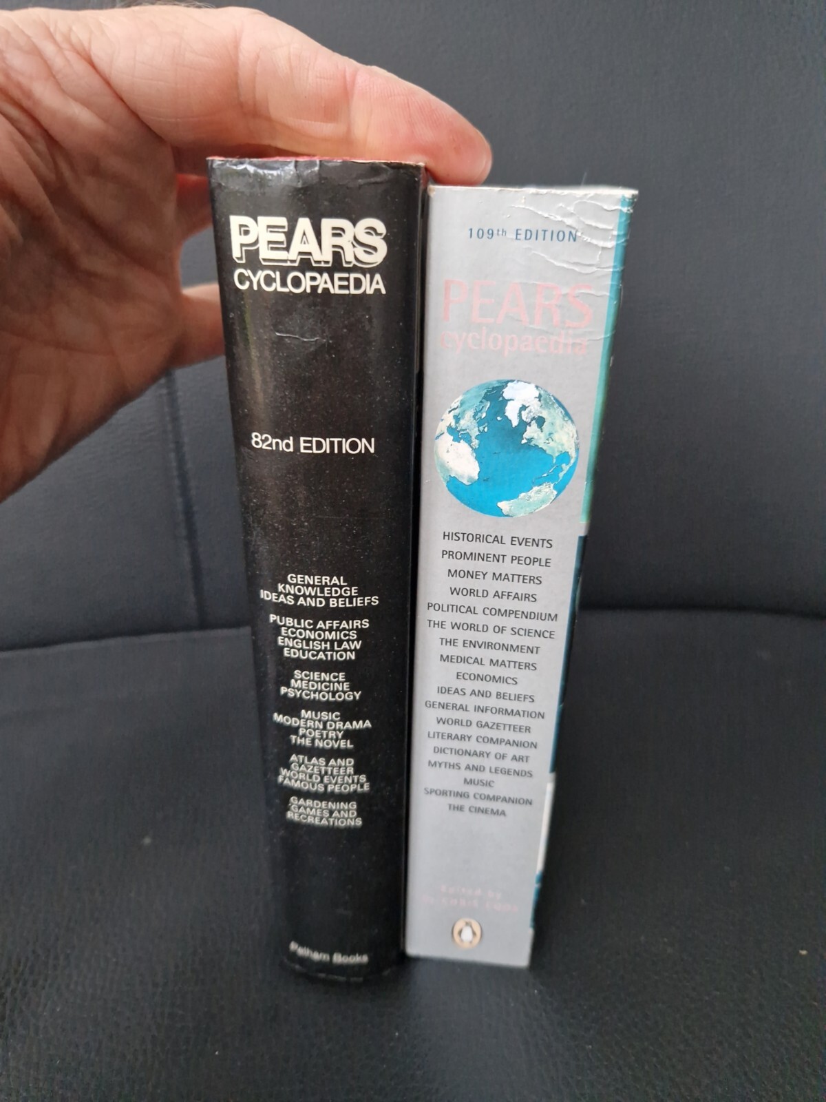 2 Vintage Pears Cyclopaedia Collectable Books 82nd & 109th Editions 1973 & 2000