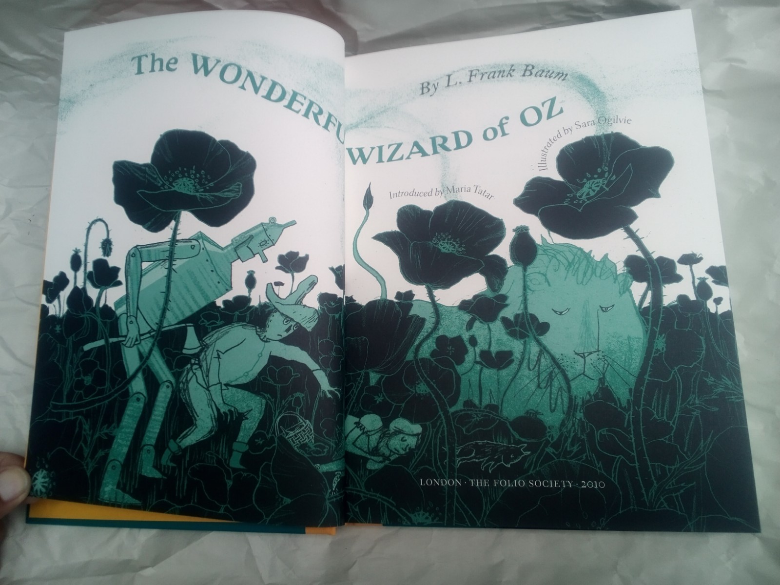 The Wonderful Wizard of Oz FOLIO SOCIETY w/SLIP CASE Illustrated 2010/2018 RARE!