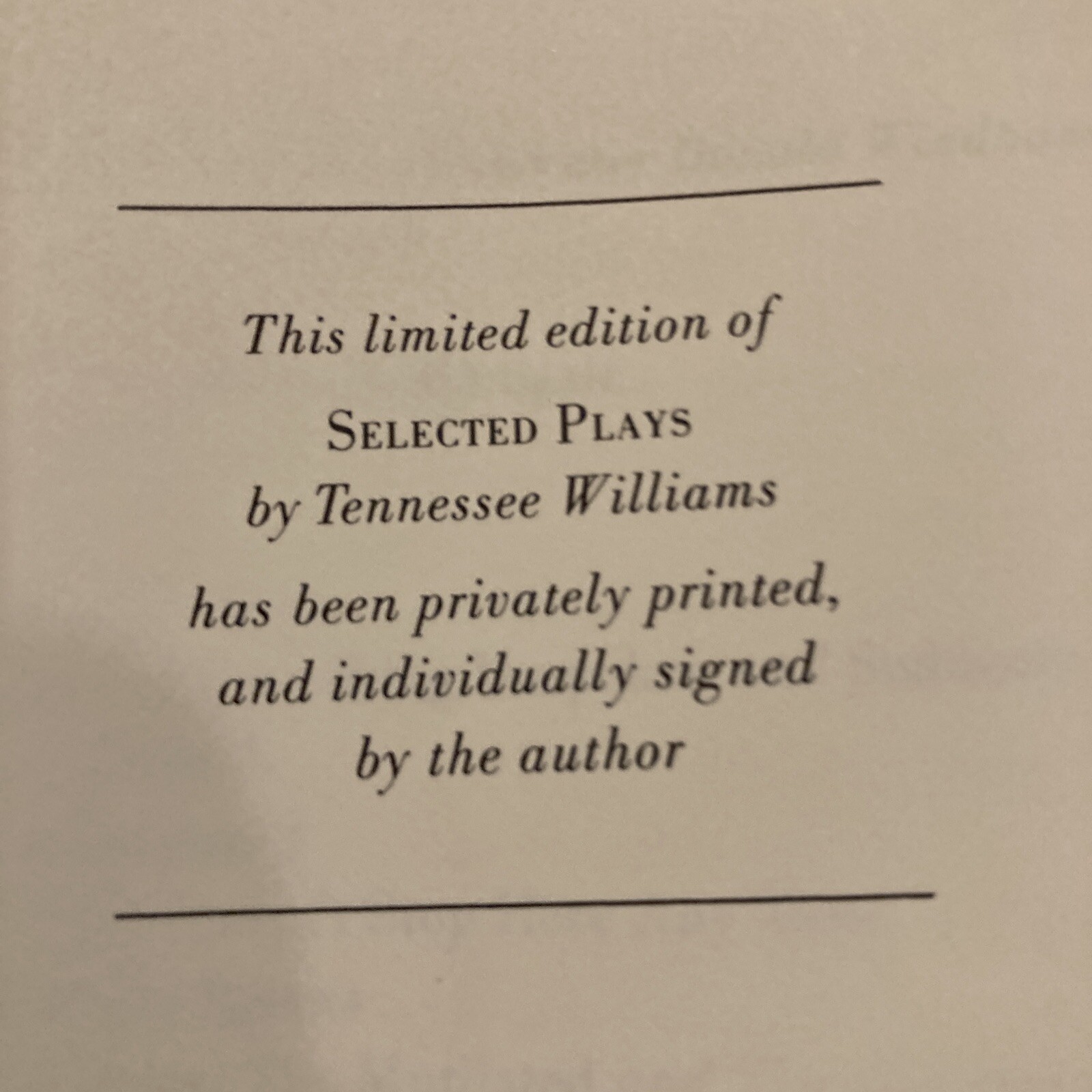FRANKLIN LIBRARY: 2 SIGNED 60: TENNESSEE WILLIAMS: ARTHUR MILLER: PLAYS