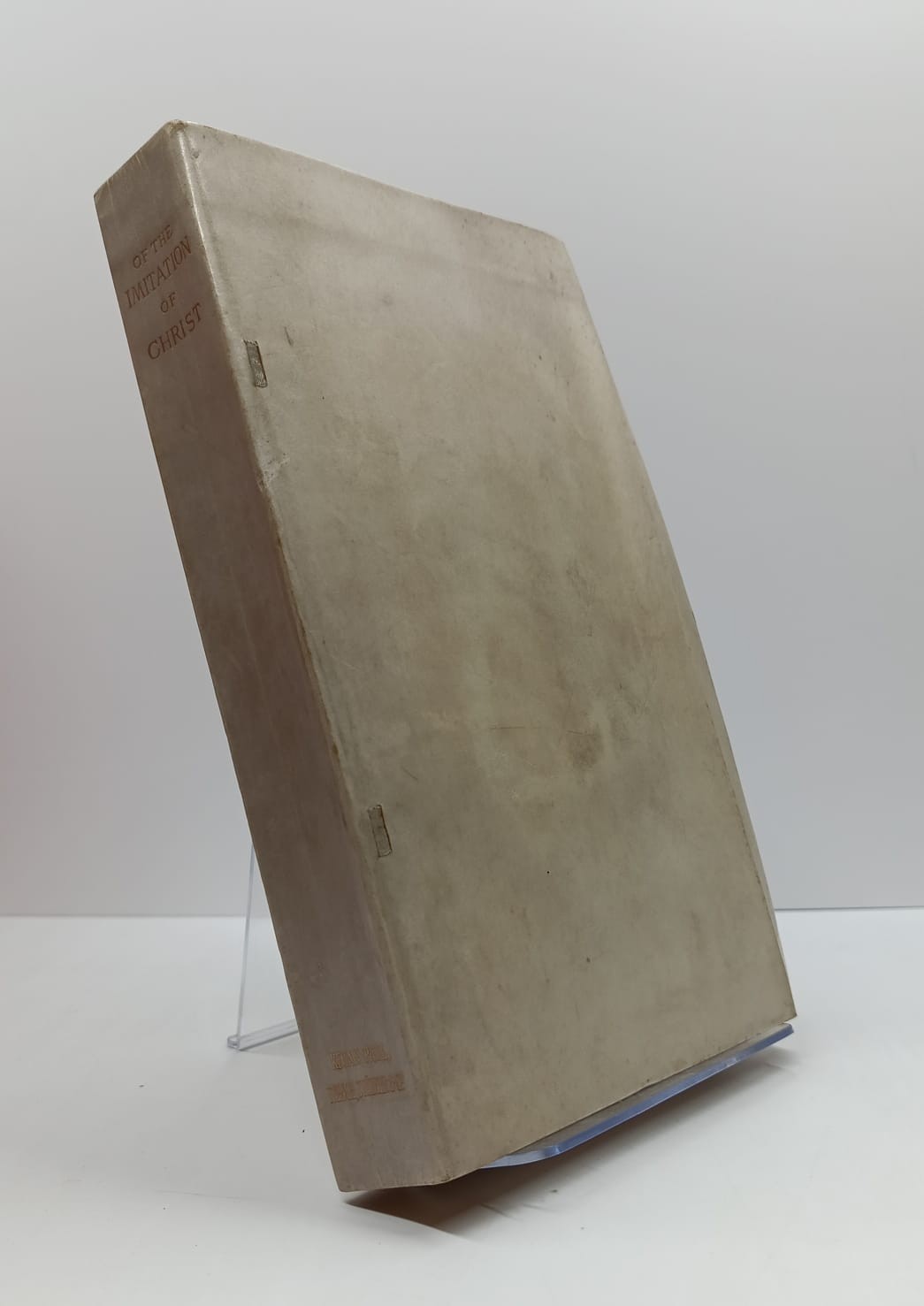 OF THE IMITATION OF CHRIST by Thomas à Kempis Limited Edition [1898] Full Vellum