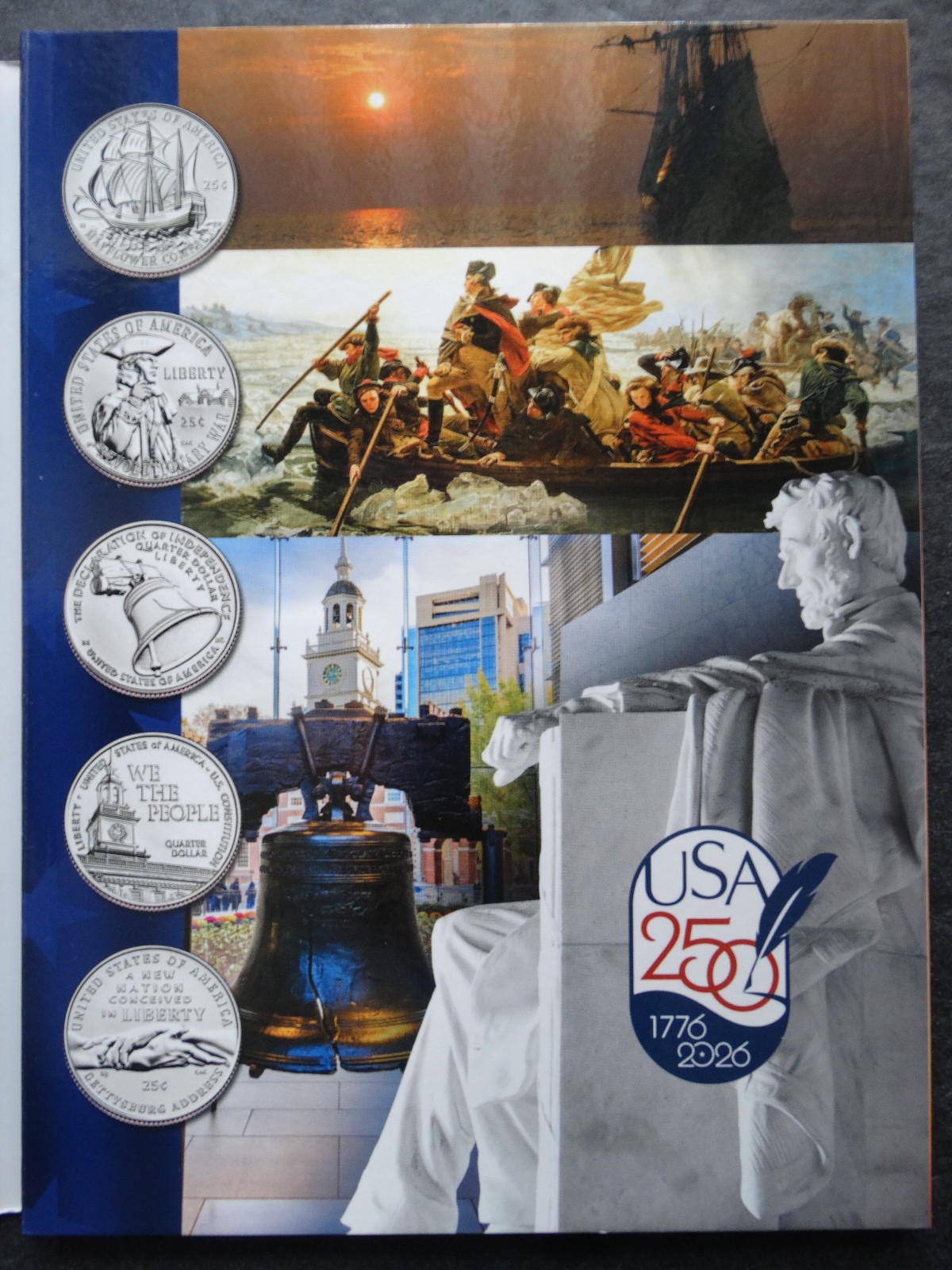 Whitman United States 250th Anniversary Coin Color Folder 2026 Book 5352