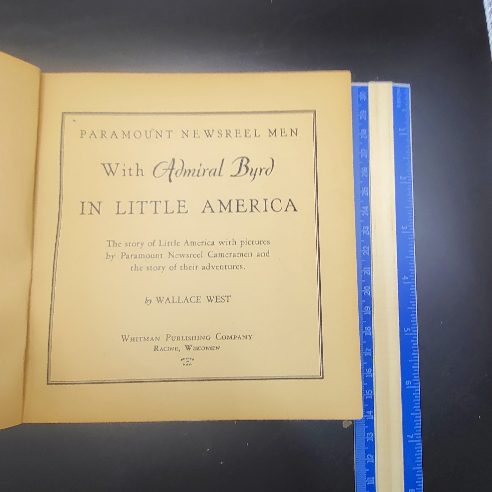 Admiral Byrd in Little America 1934 Paramount Newsreel Men by Wallace West