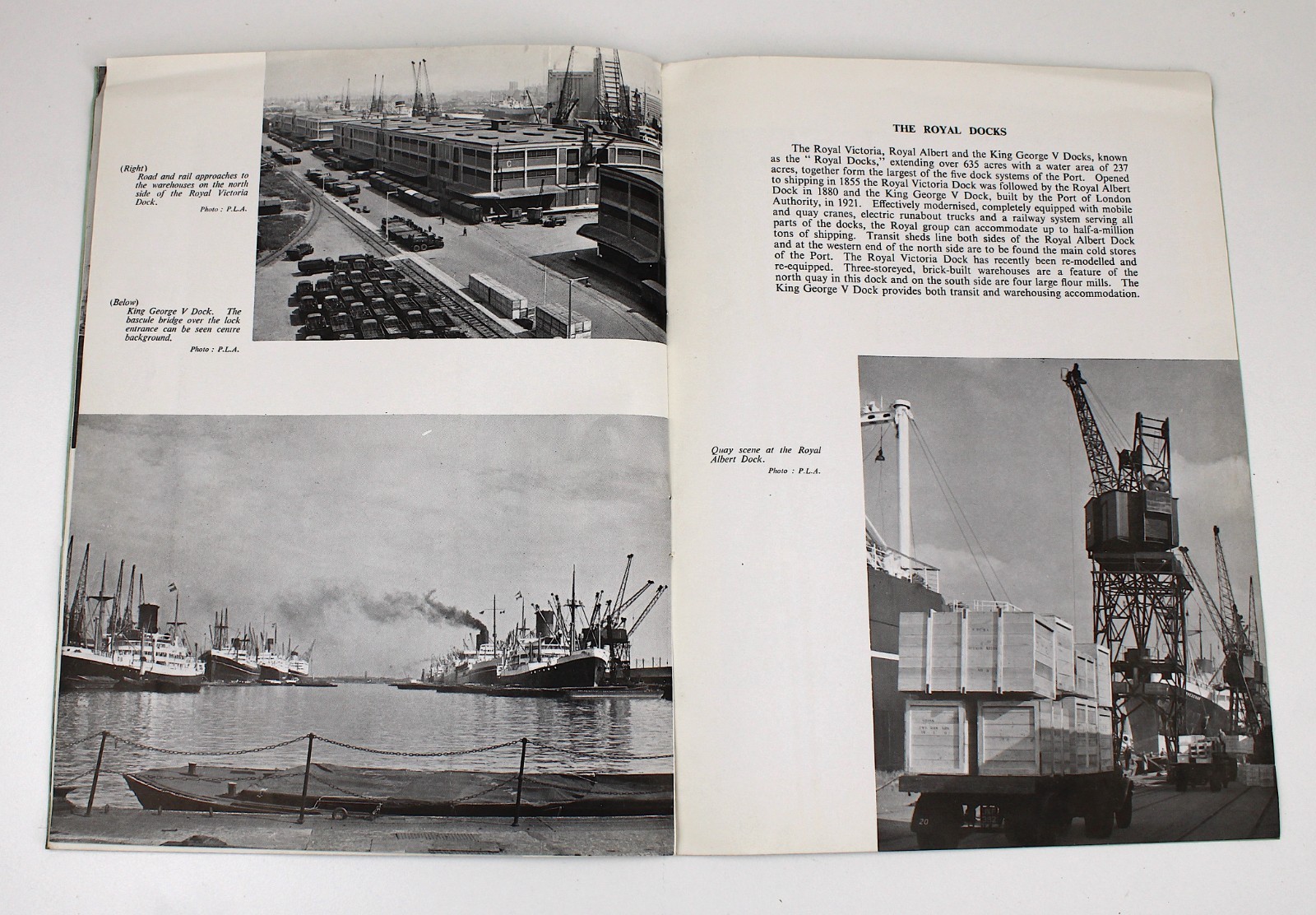 Port of London Authority Souvenir Docks Harbour Shipbuilding Ships River Thames