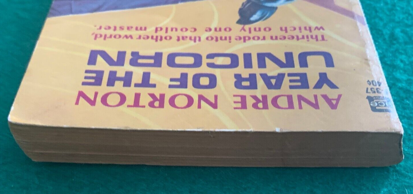 Year of the Unicorn by Andre Norton Paperback Ace Books 1965 Sci-Fi