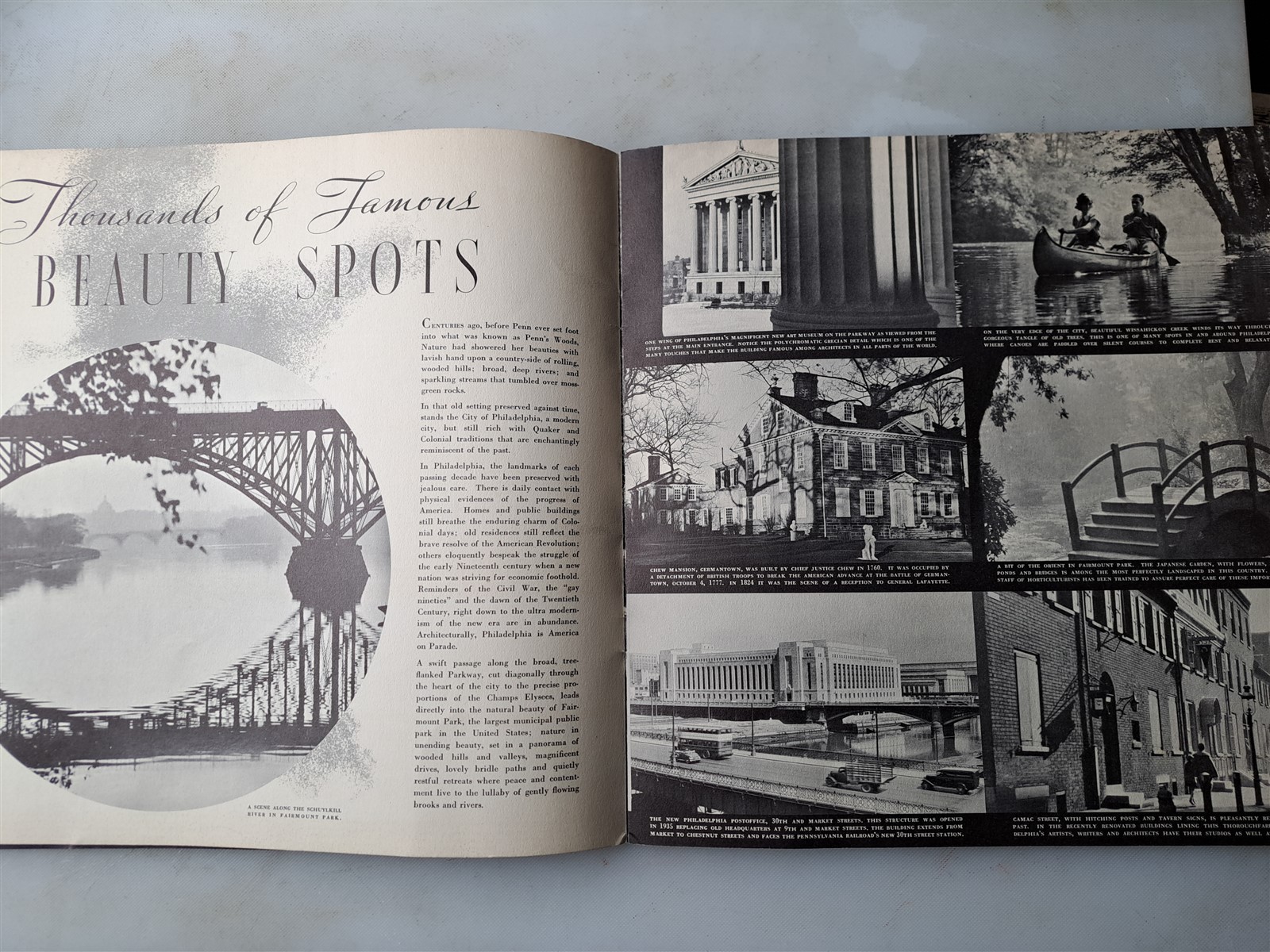 A Greater Philadelphia – LARGE 1936 Illustrated Promotional Book