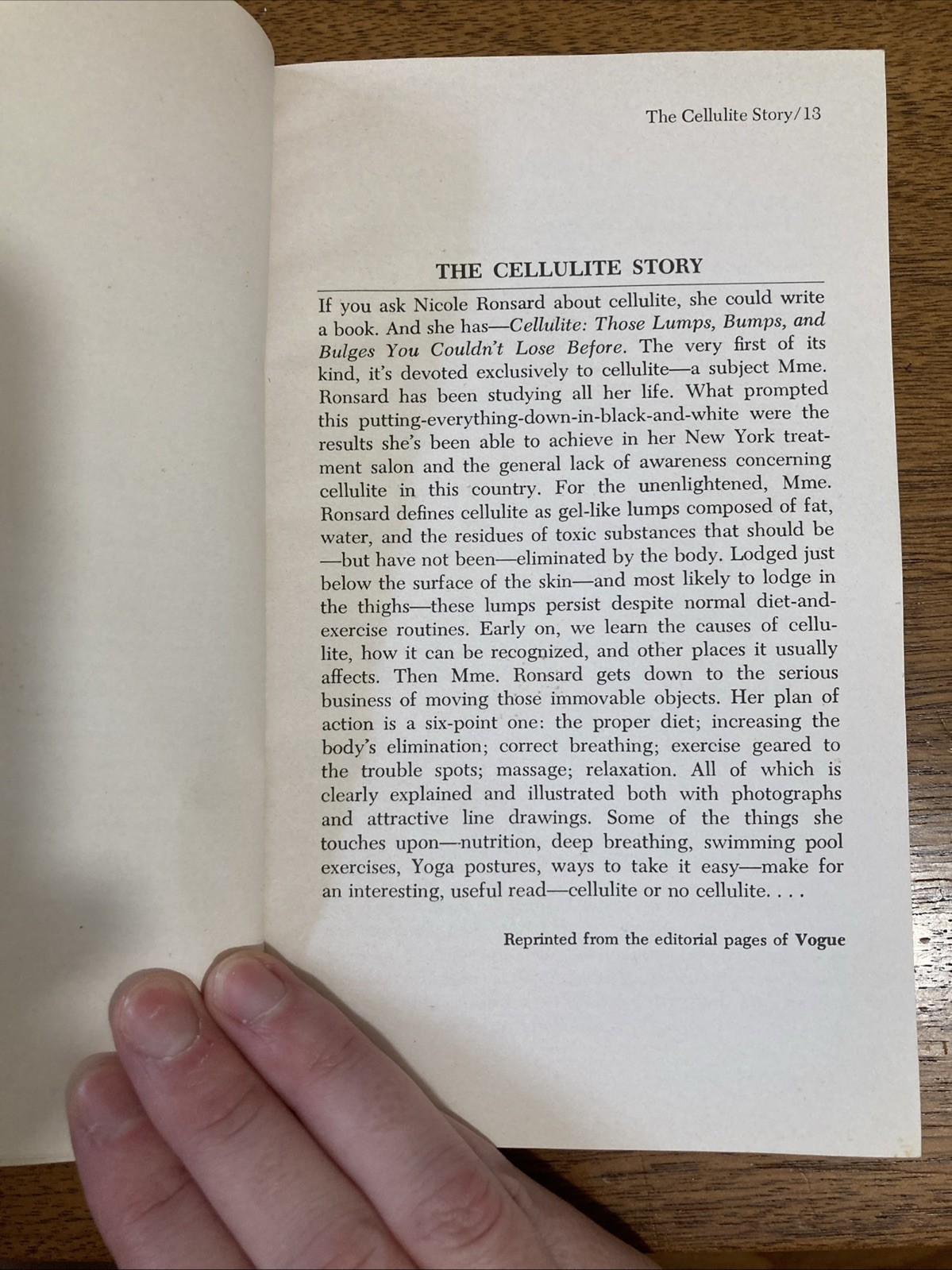 Cellulite: Those Lumps, Bumps And Bulges You Couldn’t Lose Before Book Vtg 1975