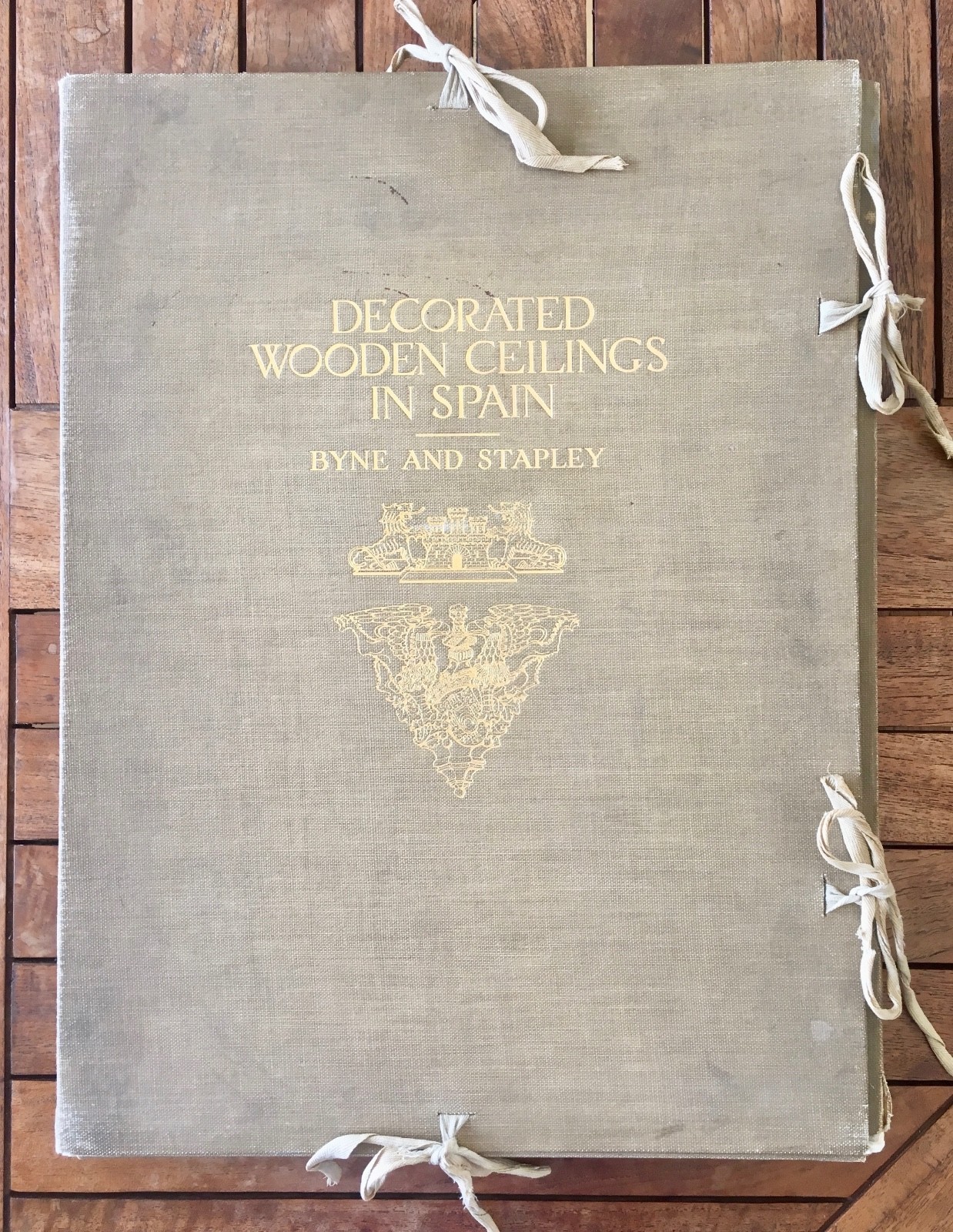 Decorated Wooden Ceilings In Spain by Arthur Byne & Mildred Stapley (1920, Folio