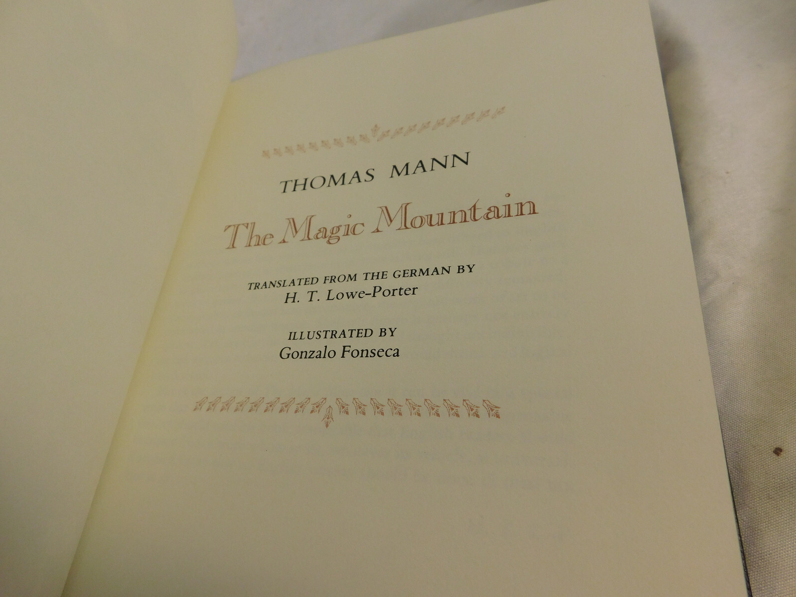 The Magic Mountain by Thomas Mann – Franklin Library – 1981 HC