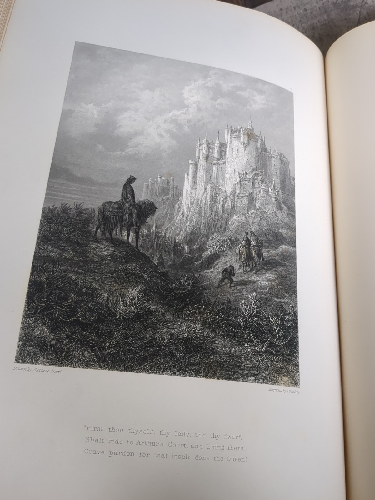 1869 Enid – Alfred Tennyson Illustrated by Gustave Doré – First Edition