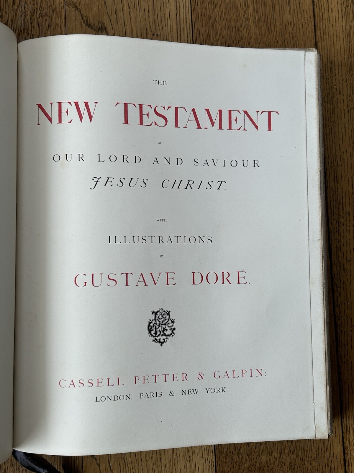 c1880 The Holy Bible Old & New Testament – GUSTAVE DORE – *SEE DESCRIPTION*