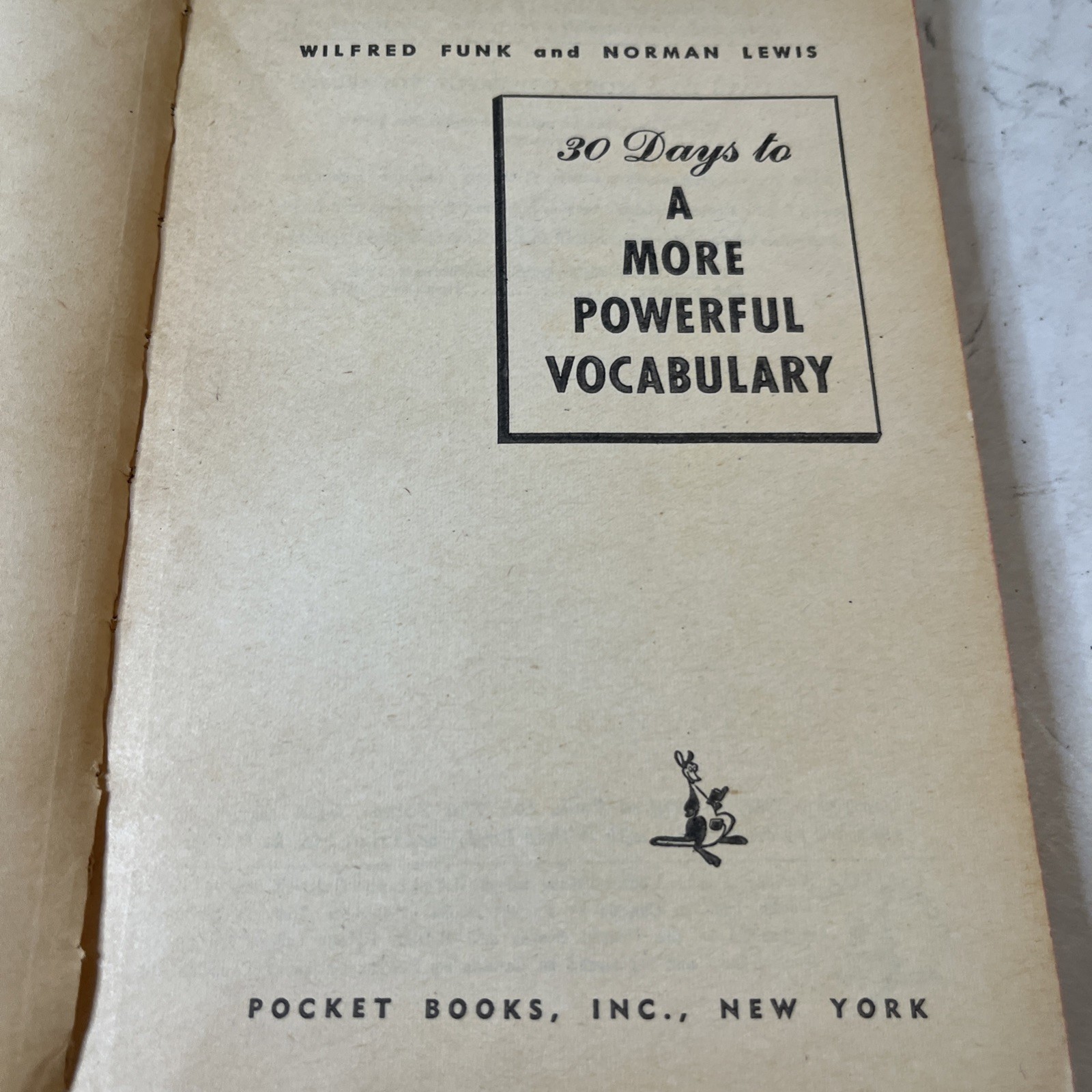 30 Days to a More Powerful Vocabulary by Wilfred Funk and Norman Lewis