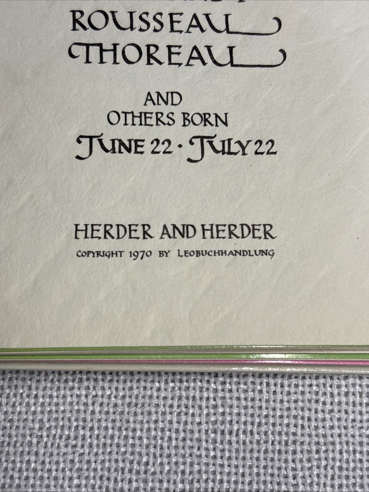 The Spirit Of Cancer Vintage Astrology Book 1970