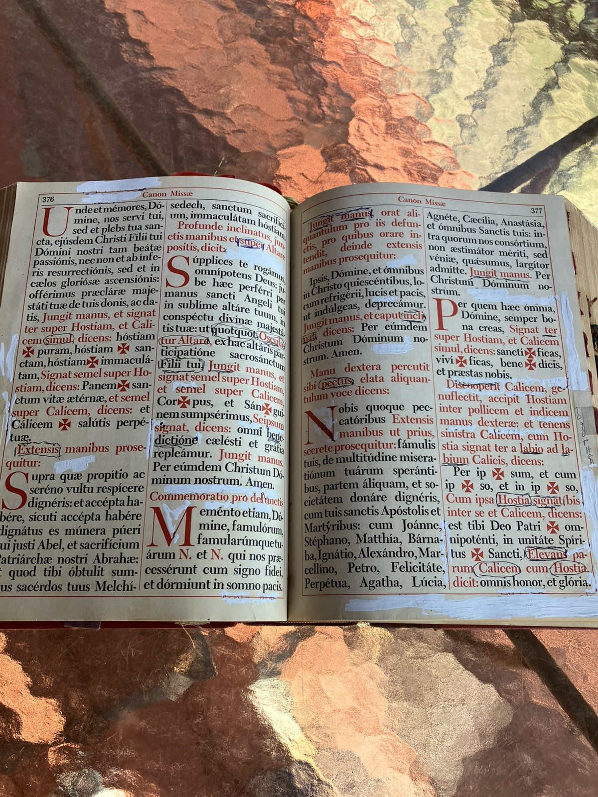 1943 Latin Romanum Missale by Benzinger Brothers Inc Vintage, USA, Large Book