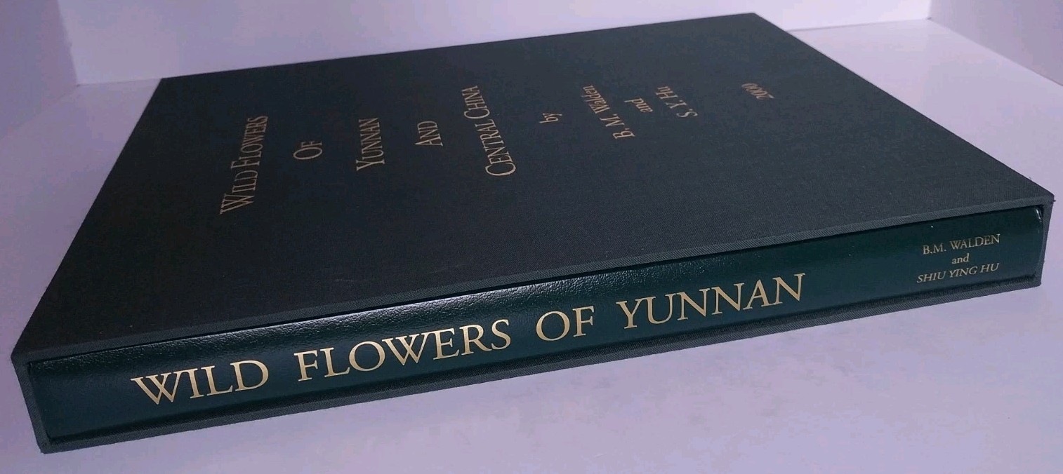 *Rare* Wild Flowers Of Yunnan And Central China By Walden & Hu 2000 HC