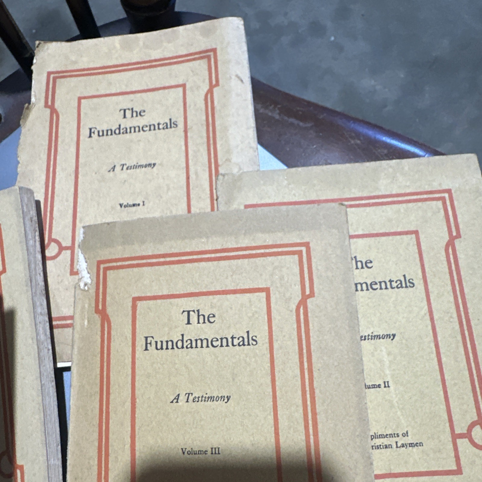 The Fundamentals A Testimony Two Christian Laymen c.1910 Vols 1-5 Vintage Set