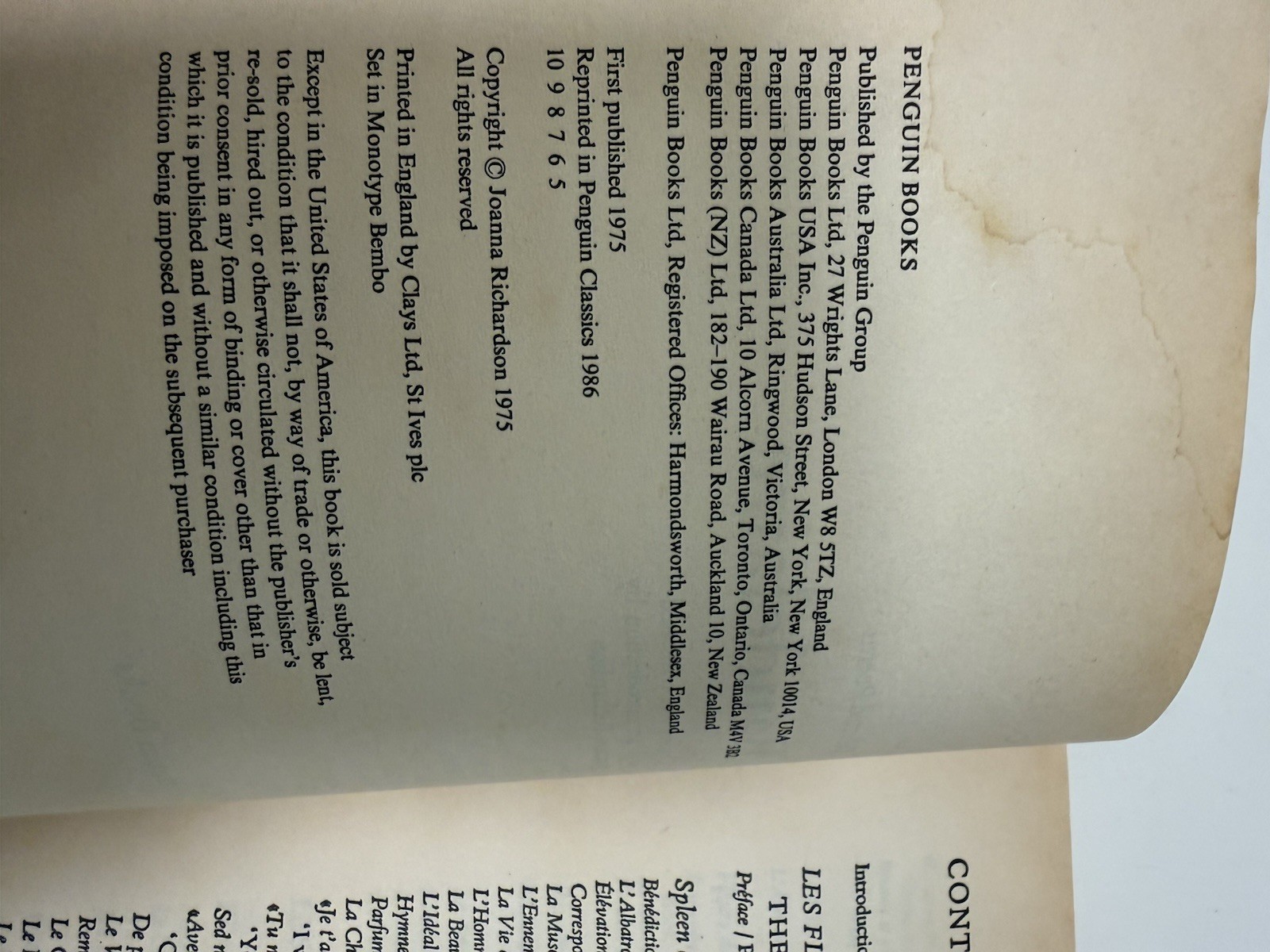 Classic Literature Poetry Book Lot Proust Baudelaire Tristram Shandy