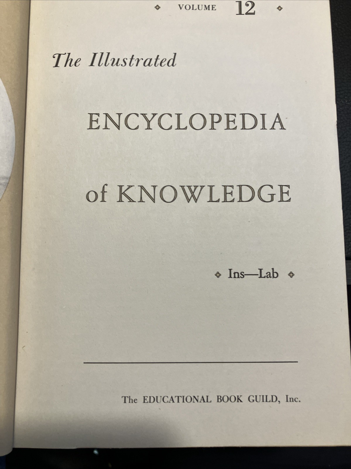 The Illustrated Encyclopedia Of Knowledge Vol 3 And 12