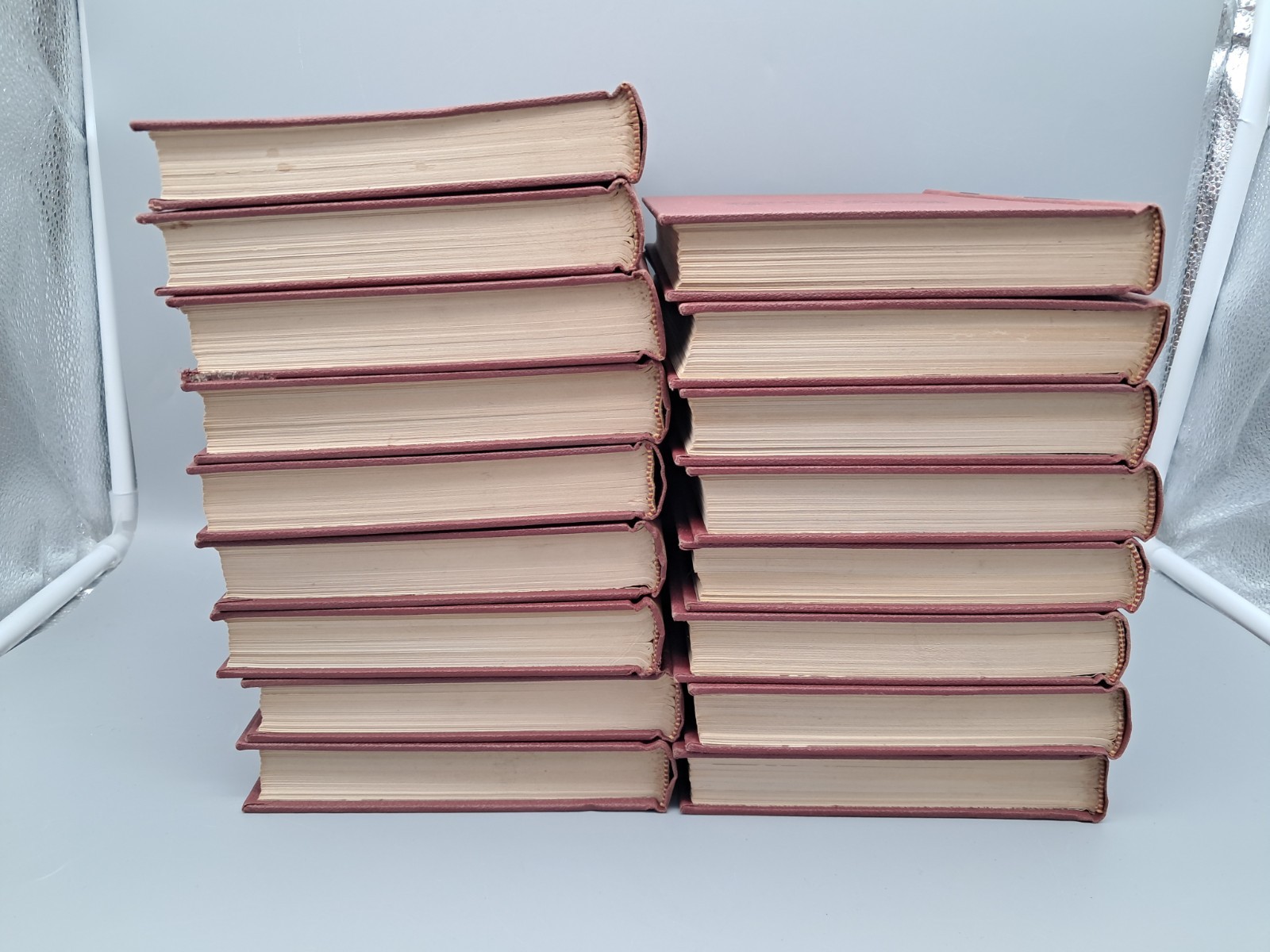 Vintage 1955 New Pictorial Encyclopedia of the World Volume 1-17 (No Atlas)