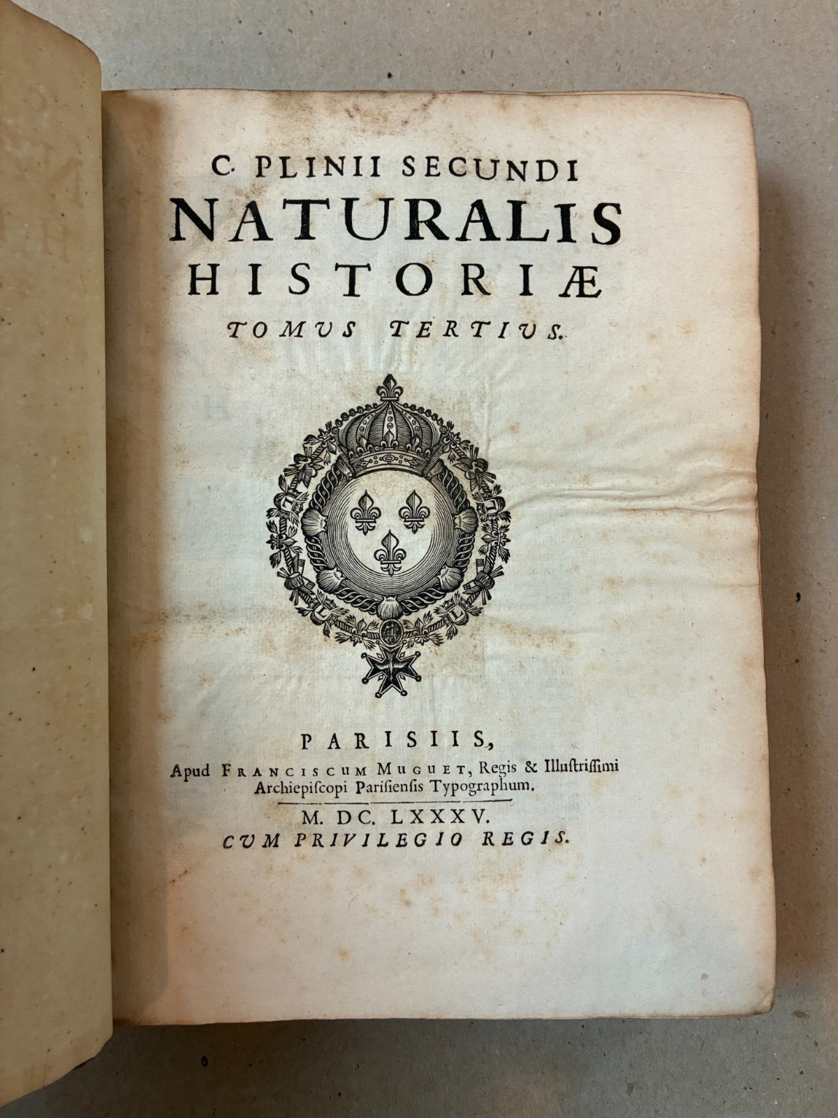 Pliny the Elder “Naturalis Historiae” Delphin Edition 1685 Complete 5 Volume Set