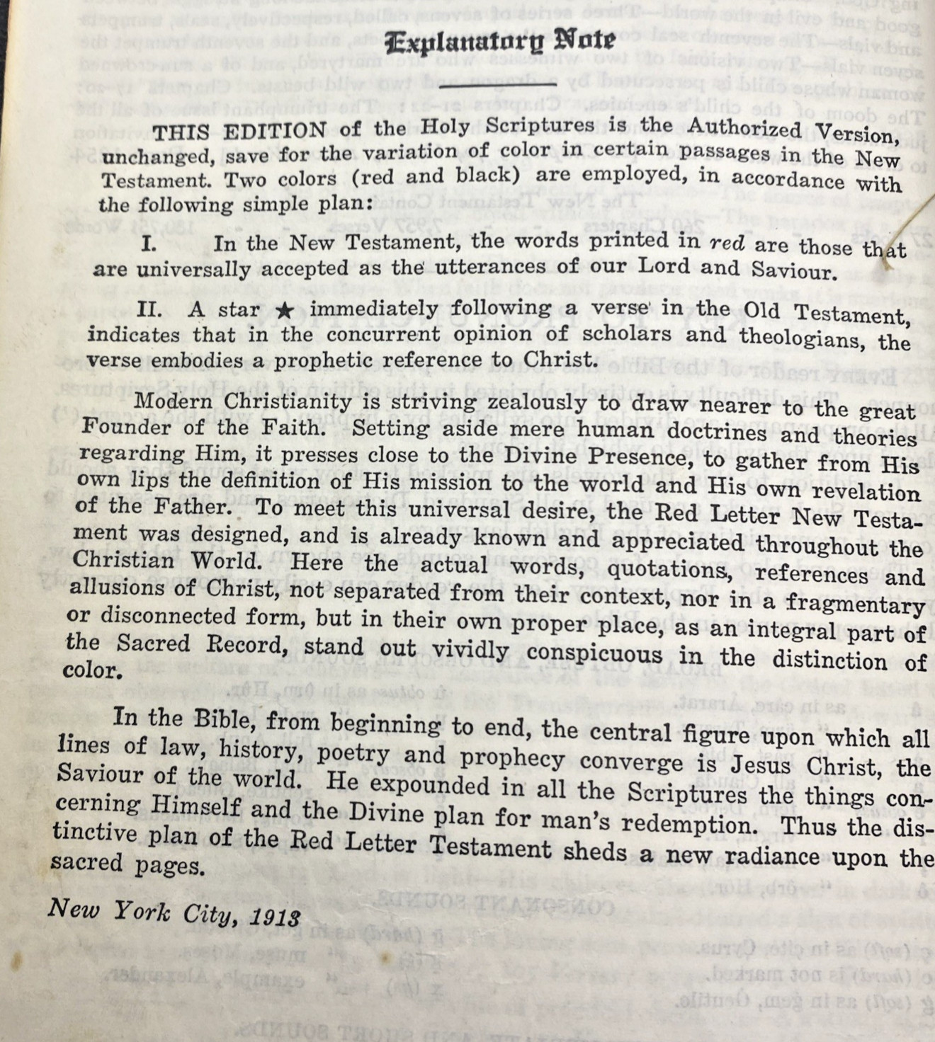 Vintage Holy Bible Red Letter Edition KJV World Publishing Co Leather Bound 1913