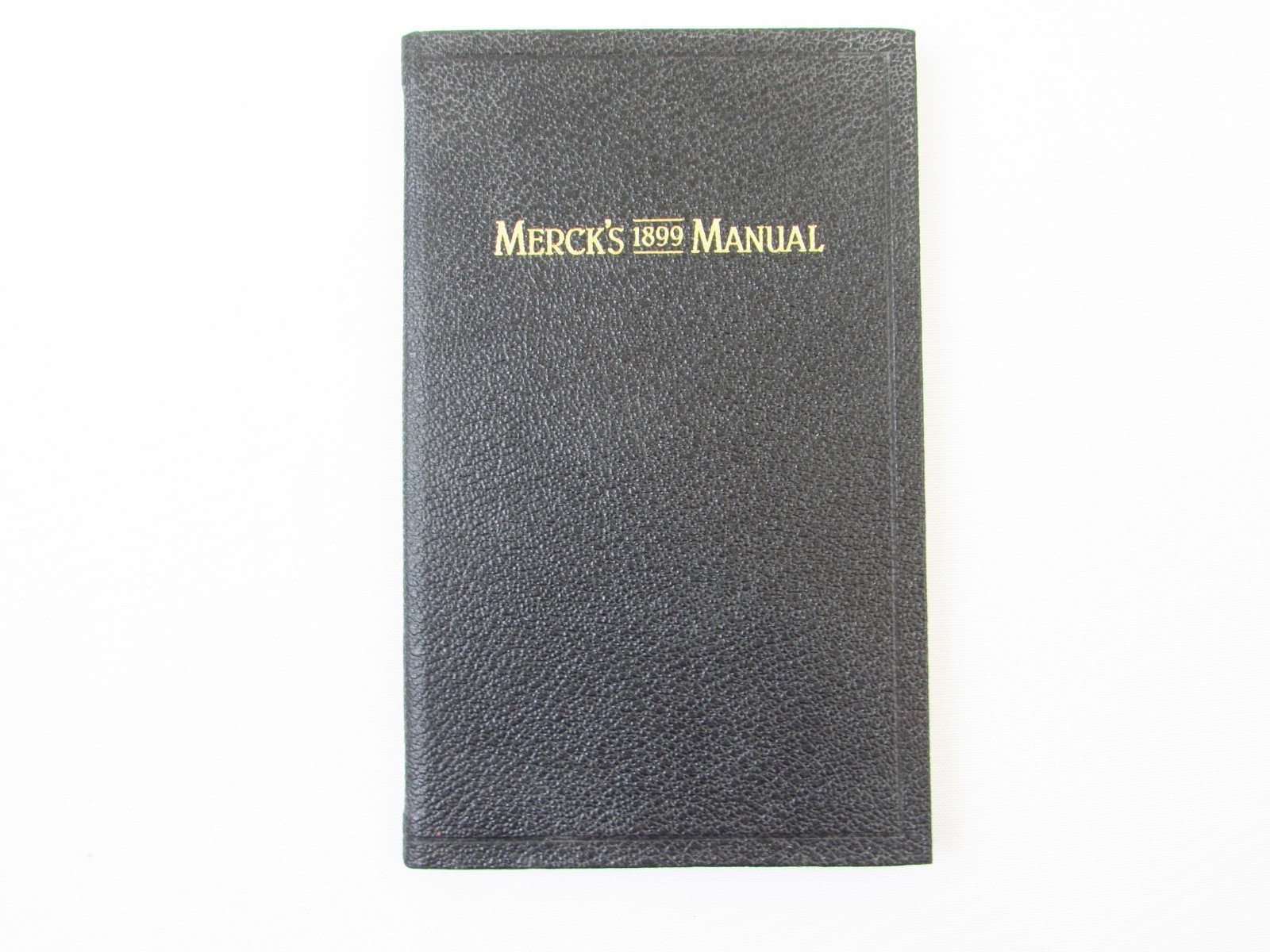 Merck’s 1899 Manual Faux Leather 1999 100th Anniversary Facsimile Reprint Ed.