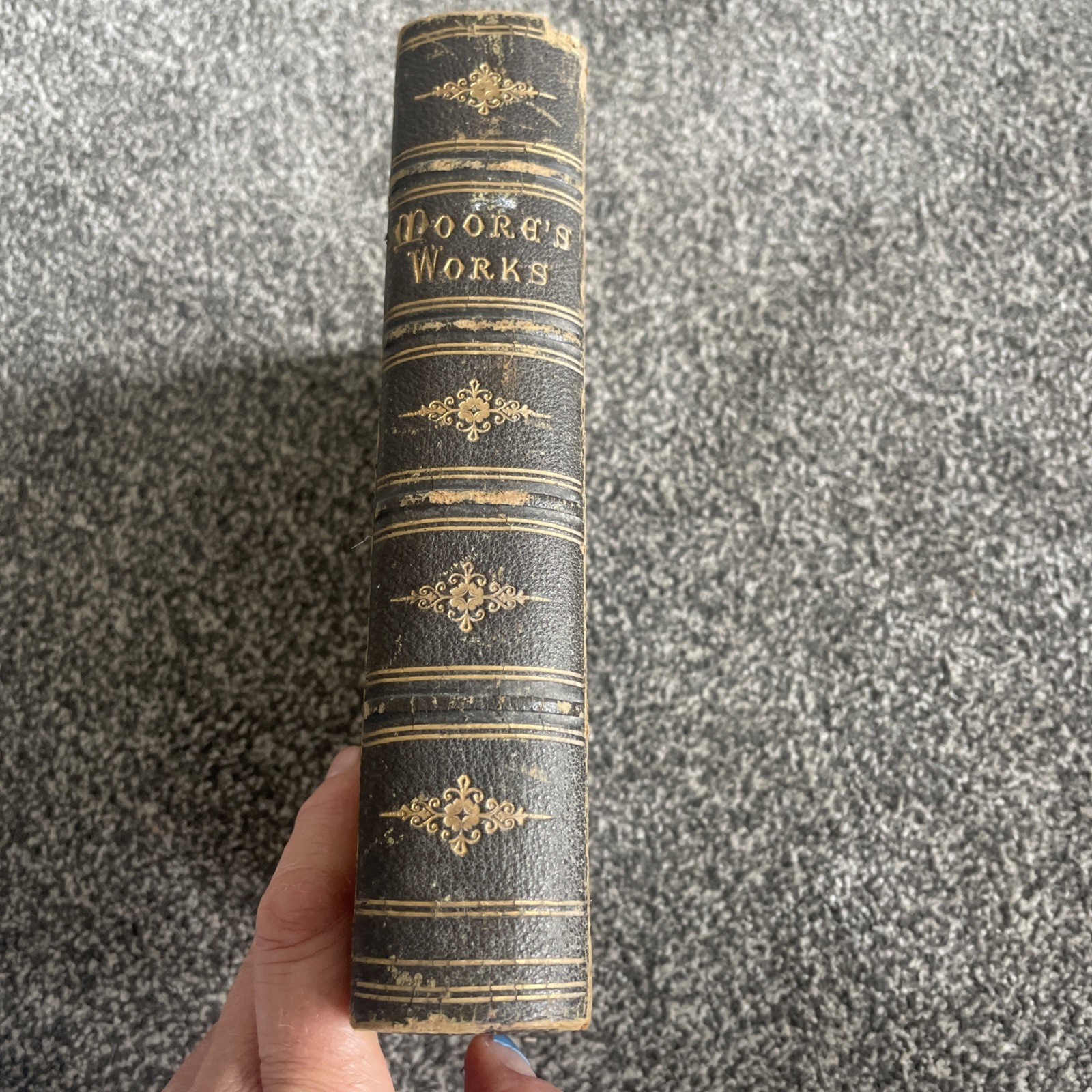 Thomas Moore Poetical Works The Chandos Poet Antique Book Frederick Warne