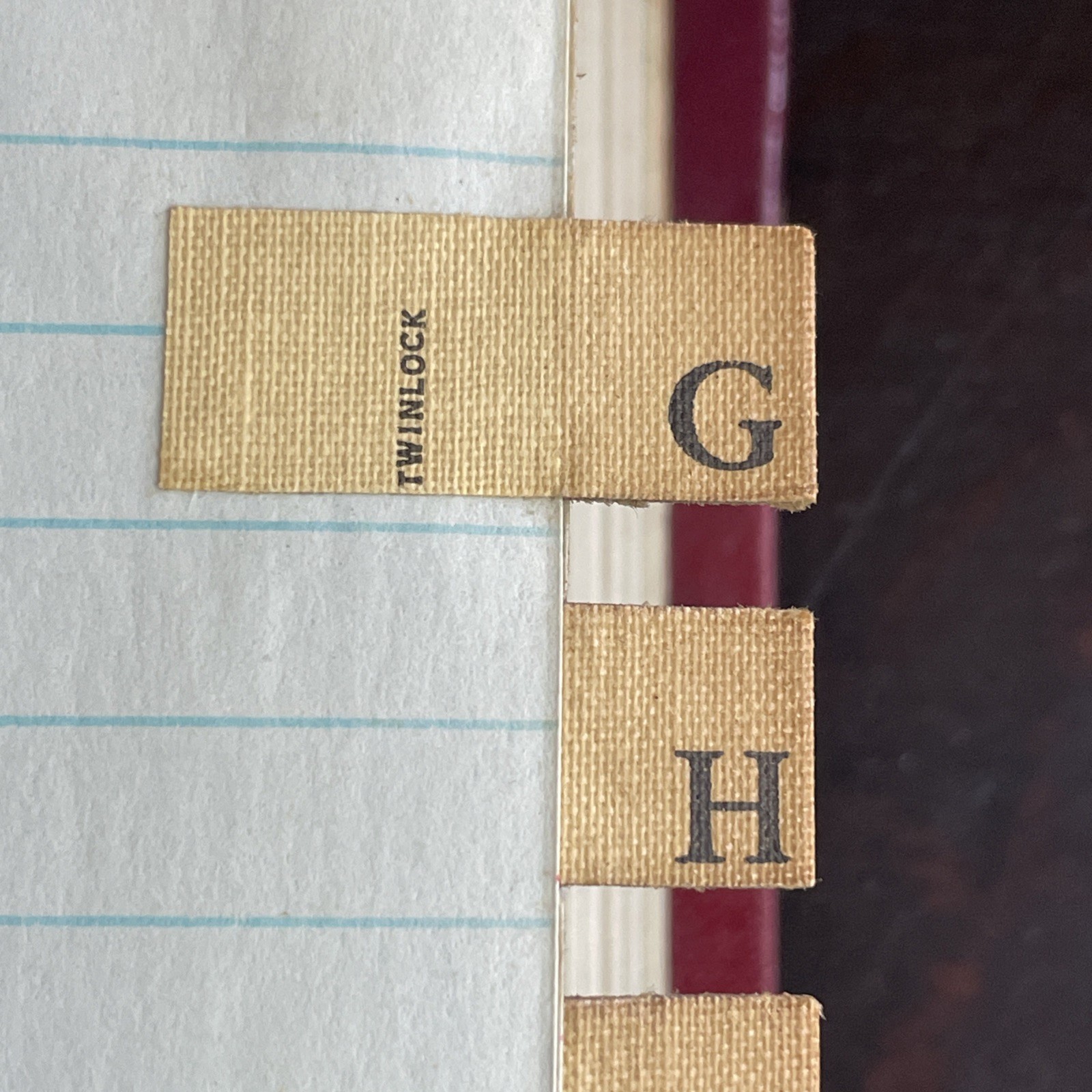 Vintage Bespoke Leather Ledger 6KG Oversized A to Z Barrow Printing Co UNUSED