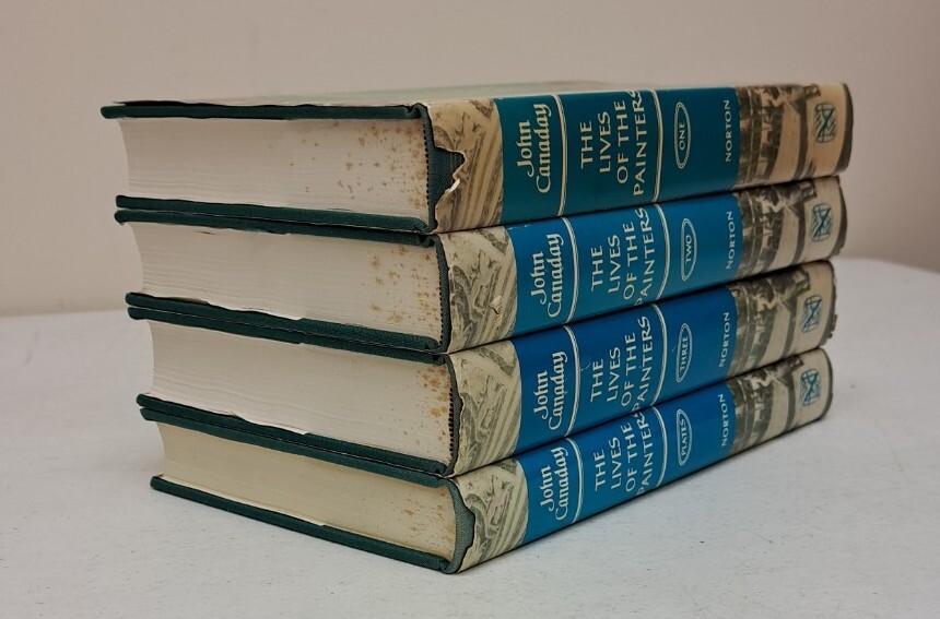 1969 The Lives Of The Painters, J. Canaday, Vol. 1-4. 1st Ed/1st Print&2nd 464