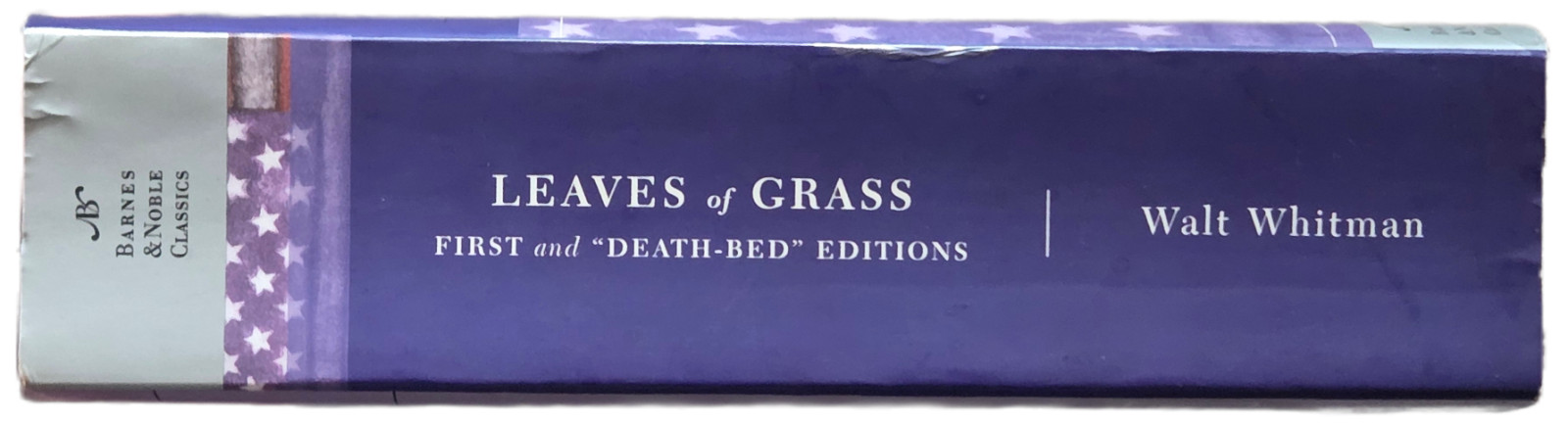 Leaves of Grass Walt Whitman Barnes & Noble Classics PB First & Deathbed Edition